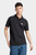 Мужское черное поло Essentials Piqué Embroidered Small Logo 3-Stripes