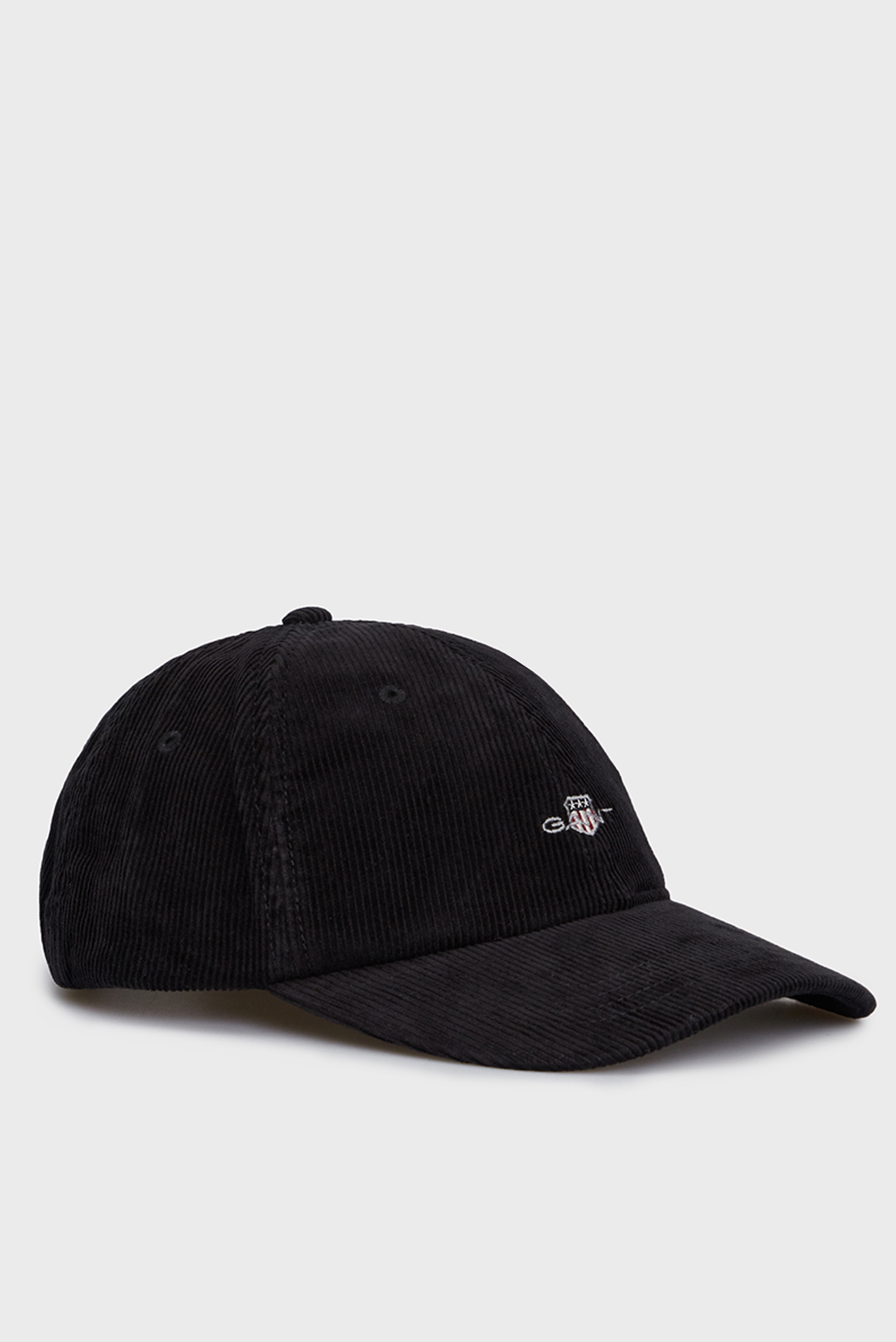 Мужская черная вельветовая кепка SHIELD CORD CAP 1