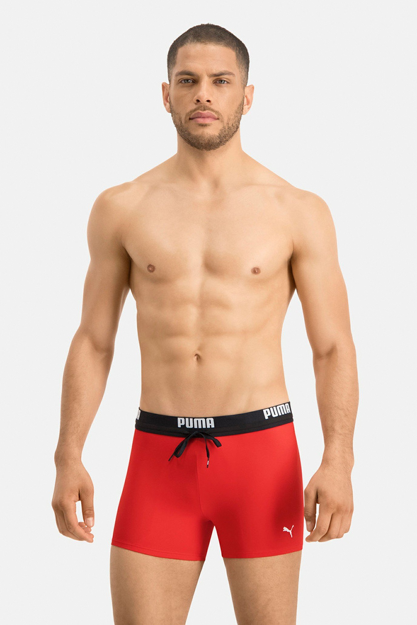 Чоловічі червоні плавки PUMA Swim Men Logo Swim Trunks 1