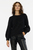 Жіночий чорний вовняний светр