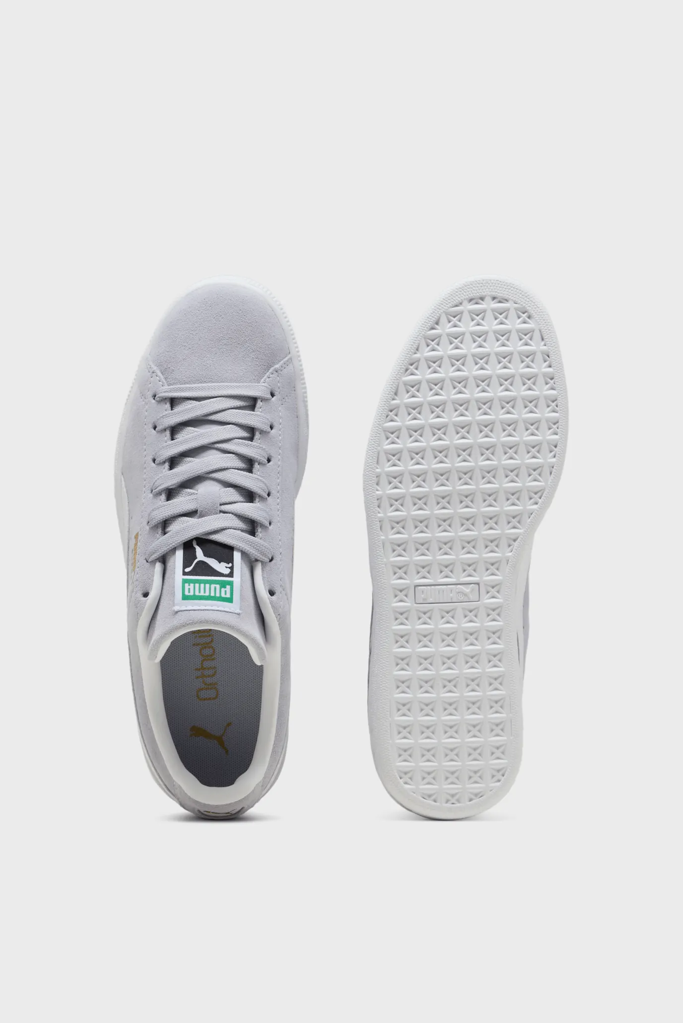 Світло-сірі замшеві снікерси Suede Classic Sneakers Unisex 4