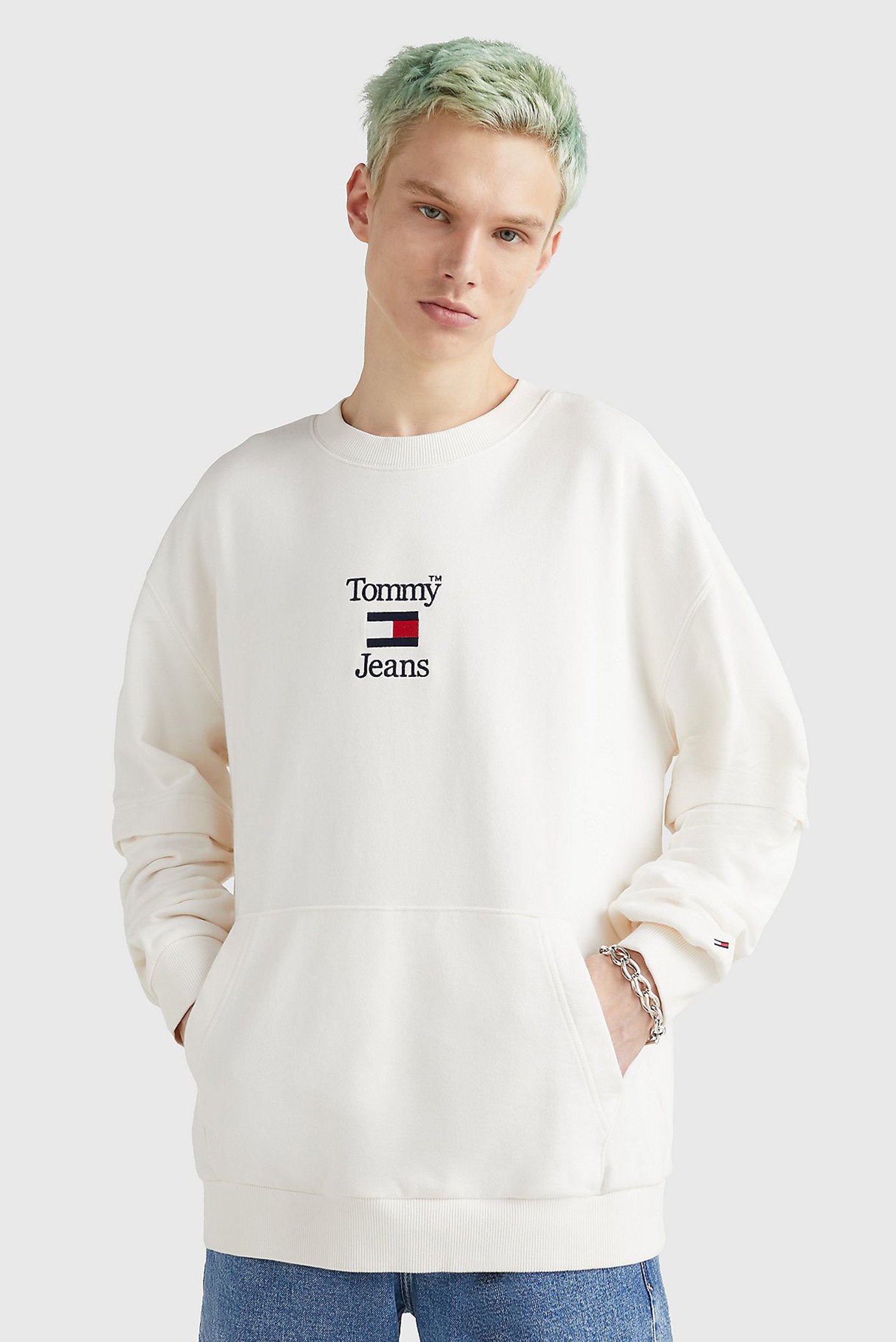 TJU OVS SNAP OFF SLEEVE CREW Tommy Jeans DM0DM15521