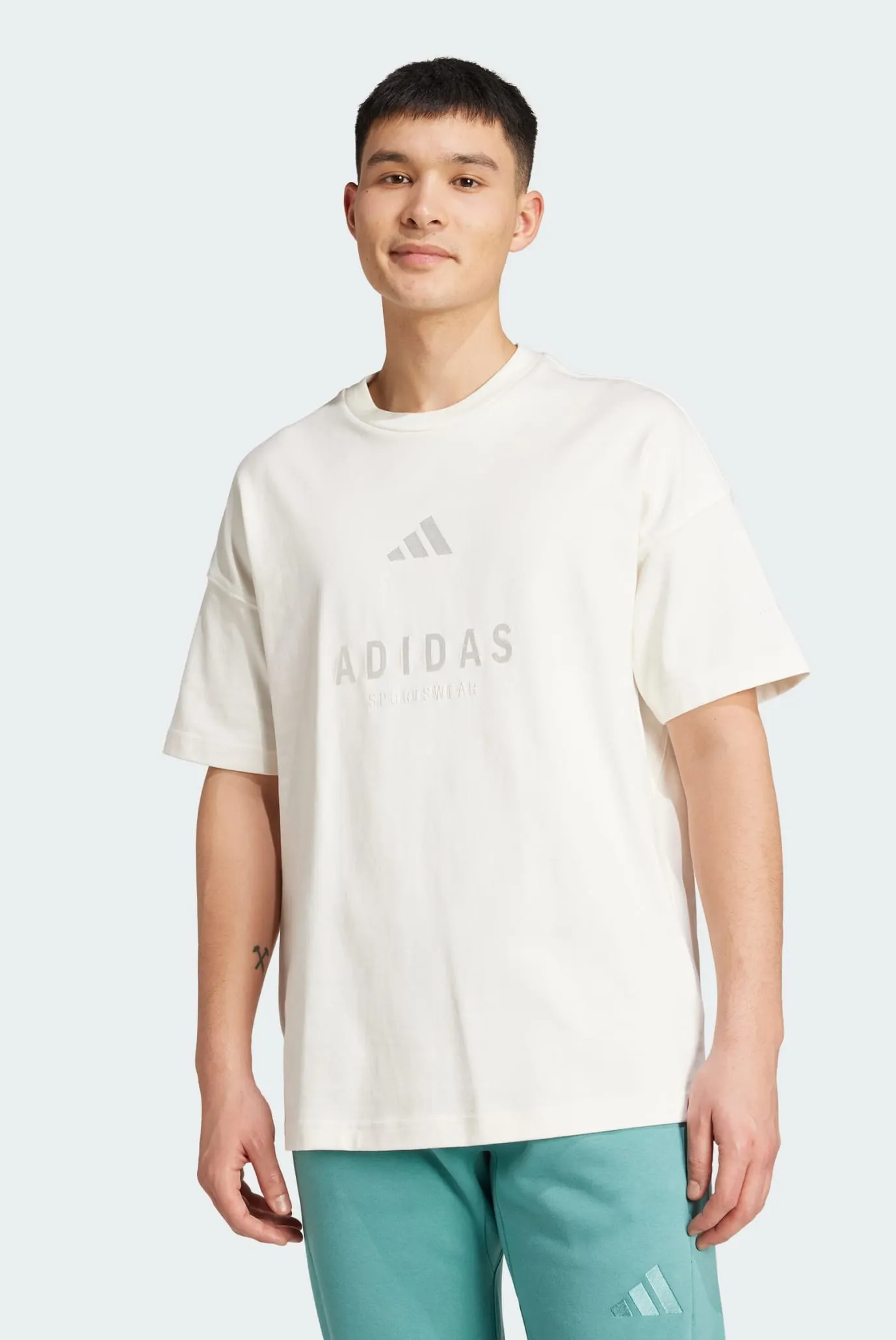 Мужская белая футболка ALL SZN Embroidered Graphics 1