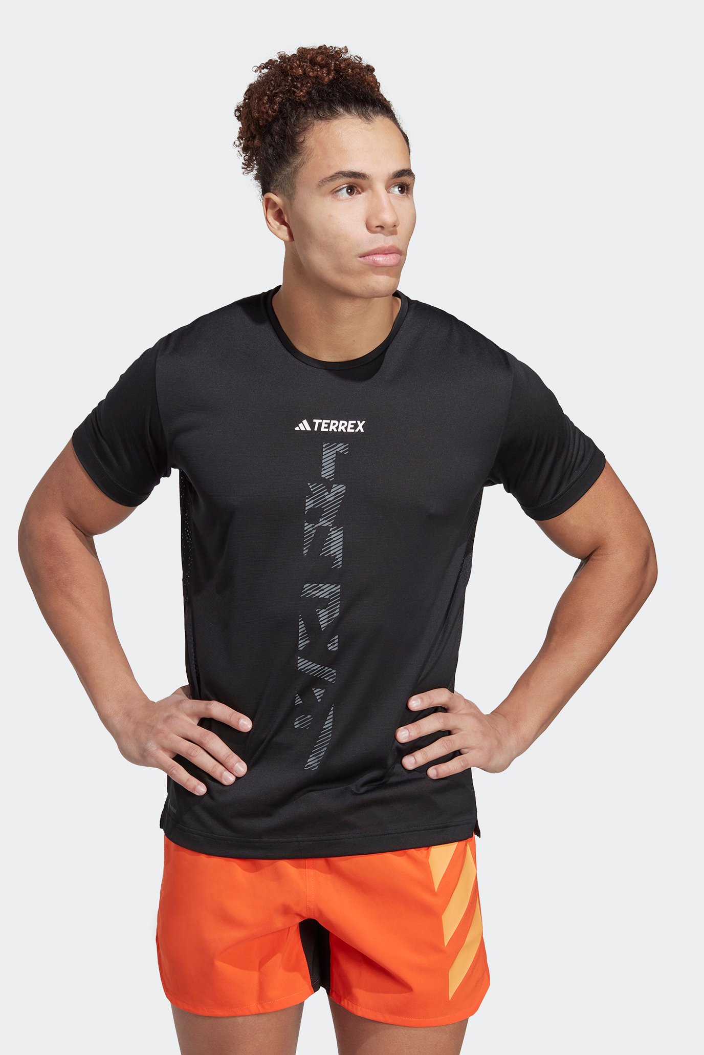 Чоловіча чорна футболка Terrex Agravic 1