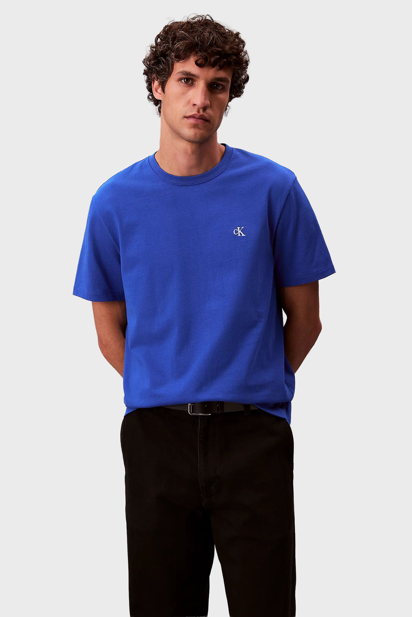 Мужская синяя футболка SS EASY Синий XXL Calvin Klein Jeans LV04RC275G Мужская синяя футболка SS EASY Синий XXL Calvin Klein Jeans LV04RC275G