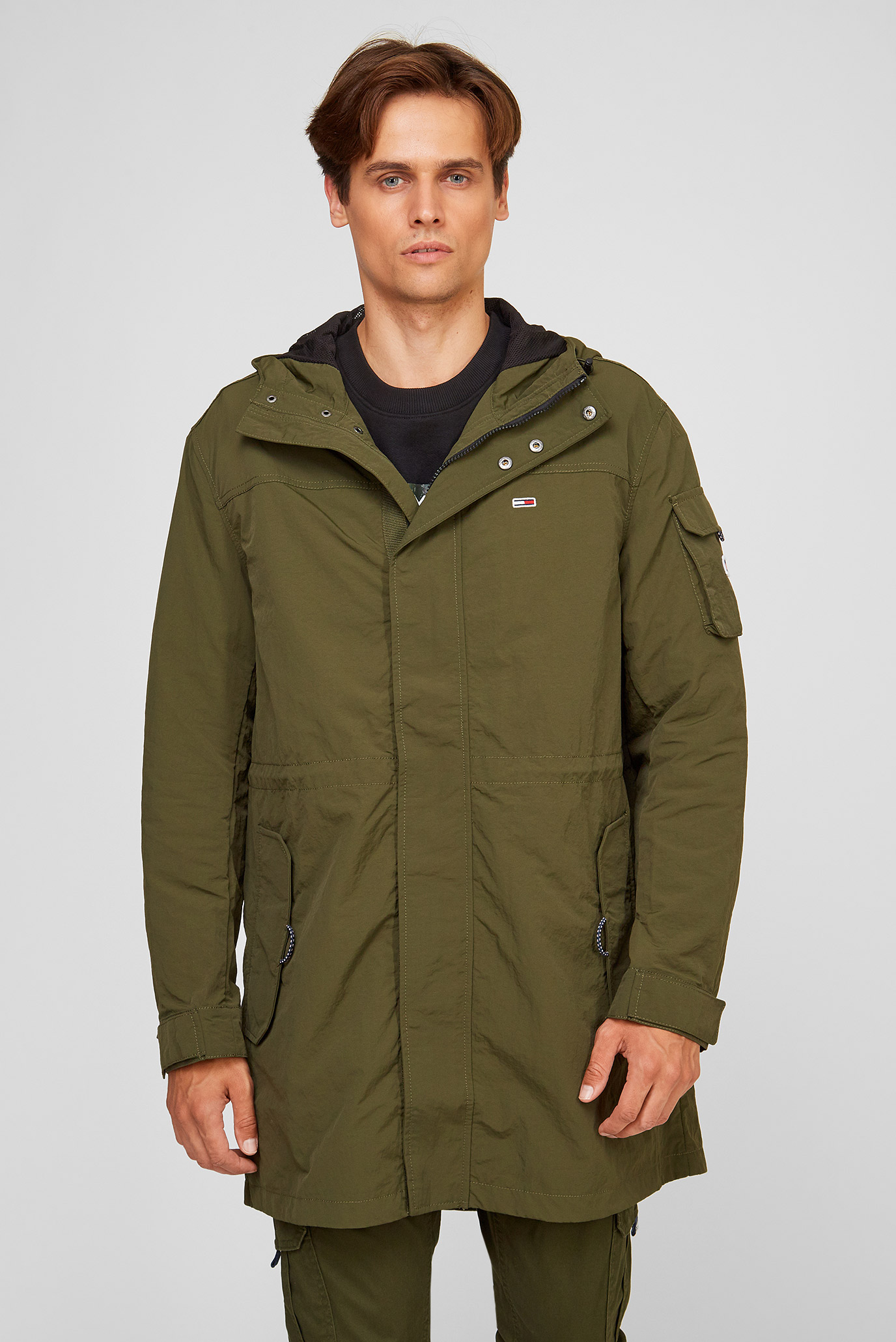 Мужская зеленая парка NYLON PARKA JACKET 1