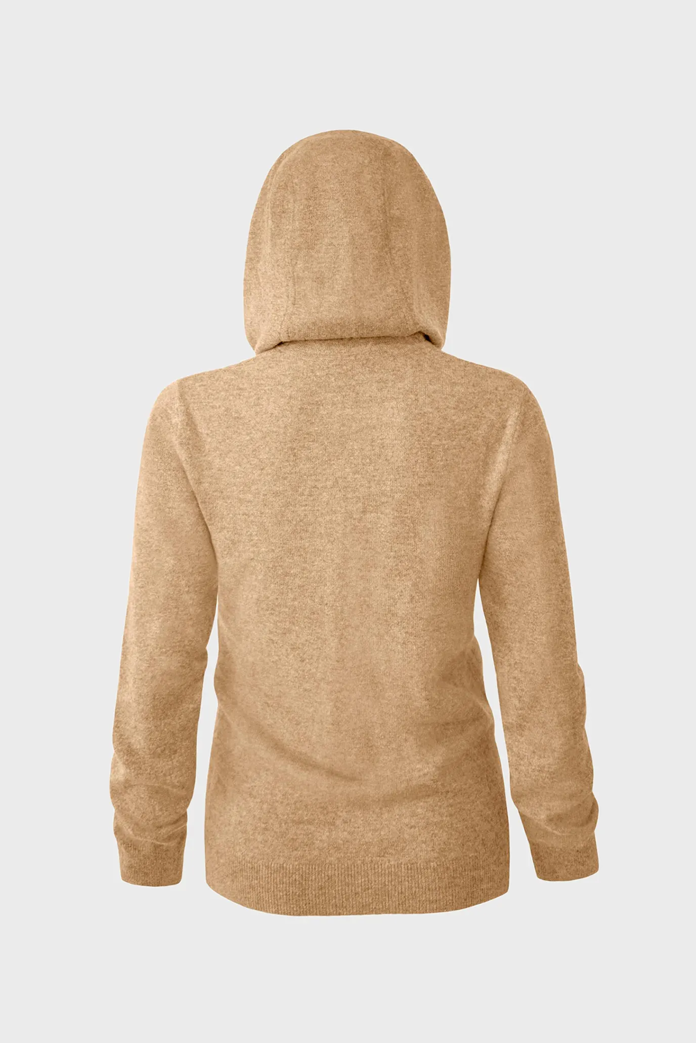 Жіноче бежеве кашемірове худі 4