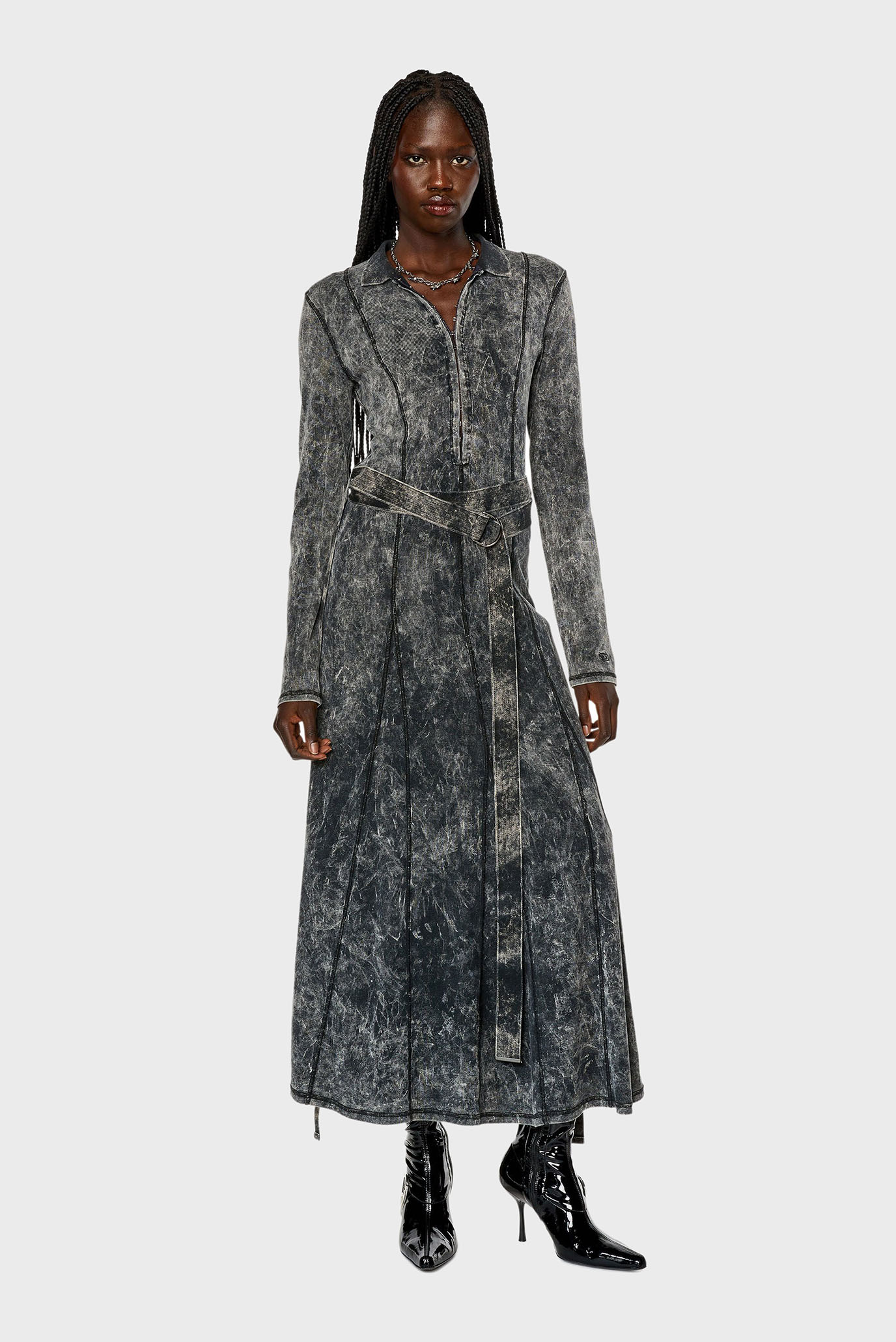 Женское серое платье D-LAVALIN DRESS 1