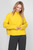 Жіночий жовтий вовняний светр
