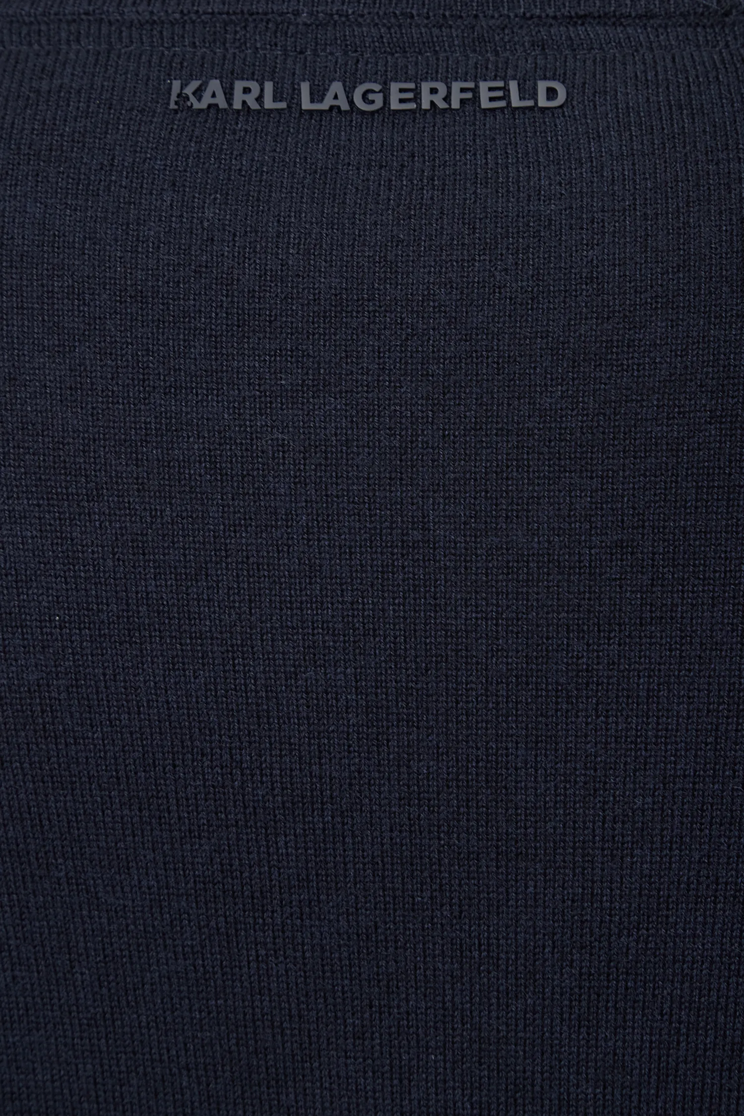 Мужской темно-синий шерстяной джемпер 4