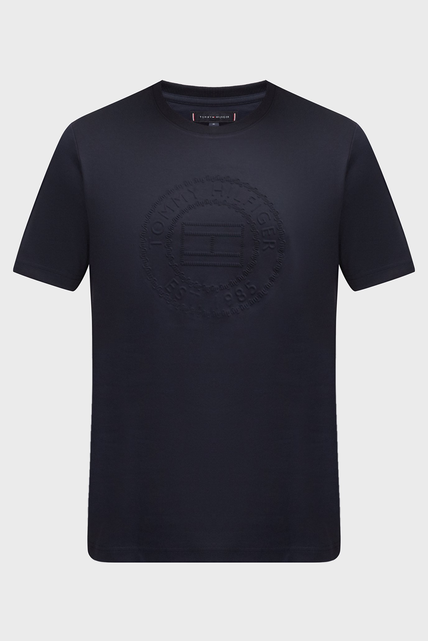 Чоловіча темно-синя футболка FLAG ROUNDLE EMBOSSED TEE 1