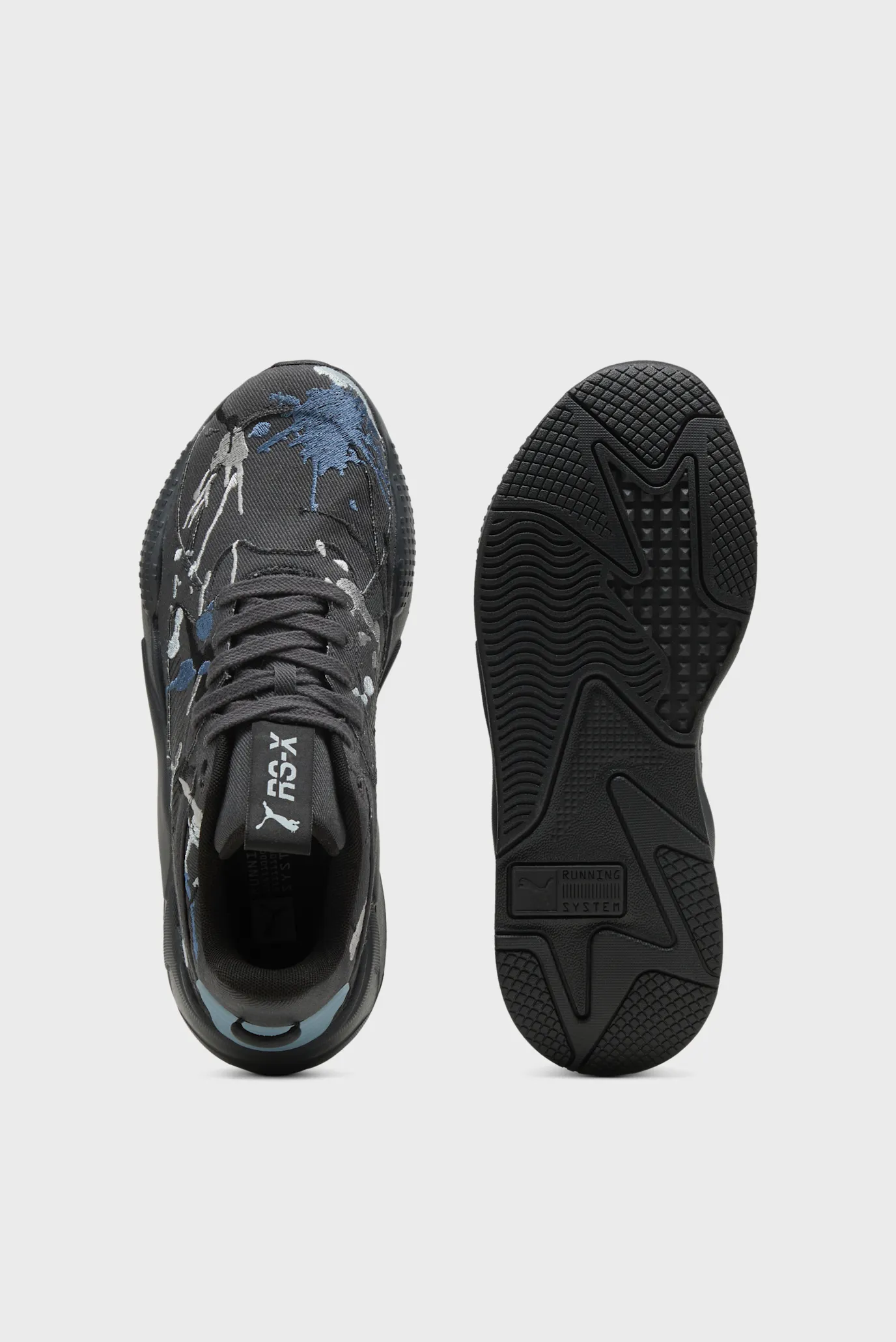 Черные кроссовки RS-X Splatters Sneakers Unisex 4