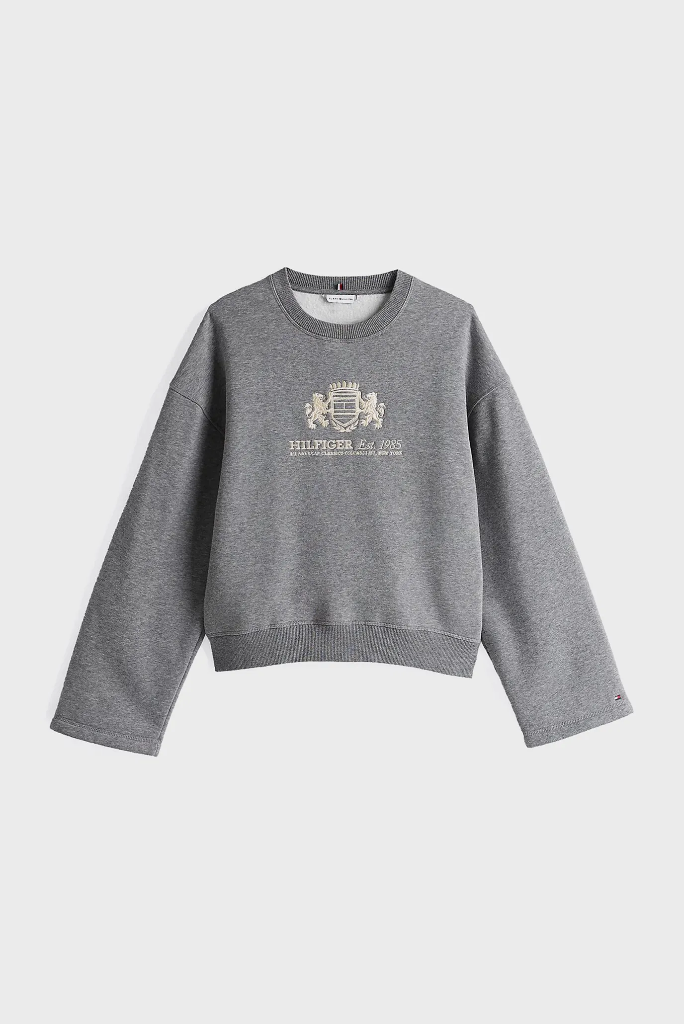 Жіночий сірий світшот REG VARSITY C-NK WIDE SLV 5