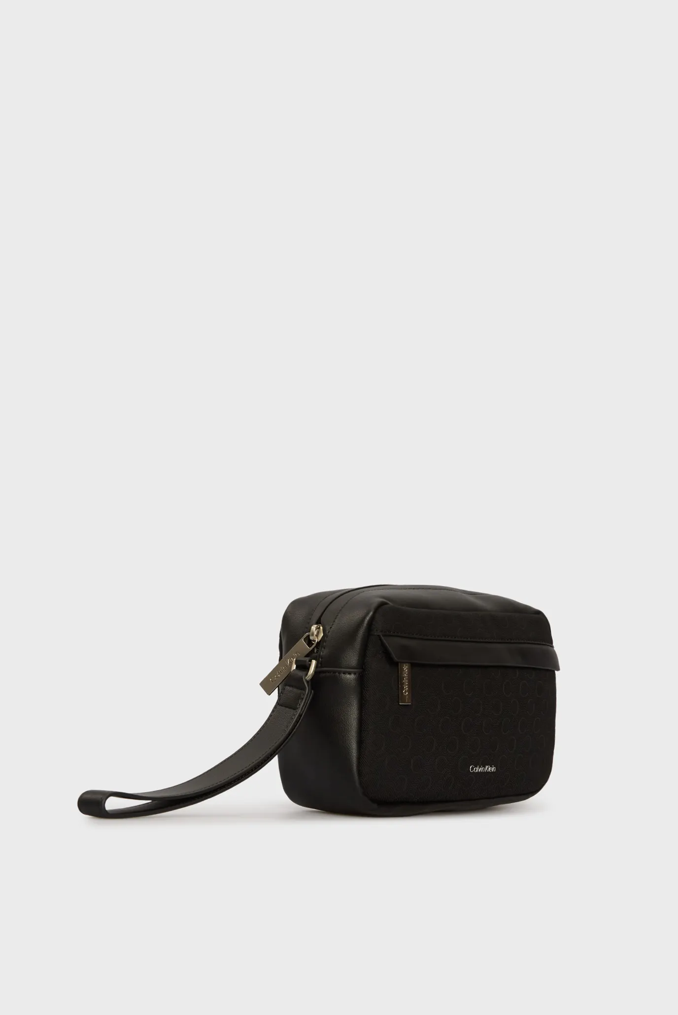 Чоловічий чорний несесер CK MUST MONO WASHBAG 3