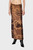 Женская коричневая юбка с узором O-CLAIRINNE