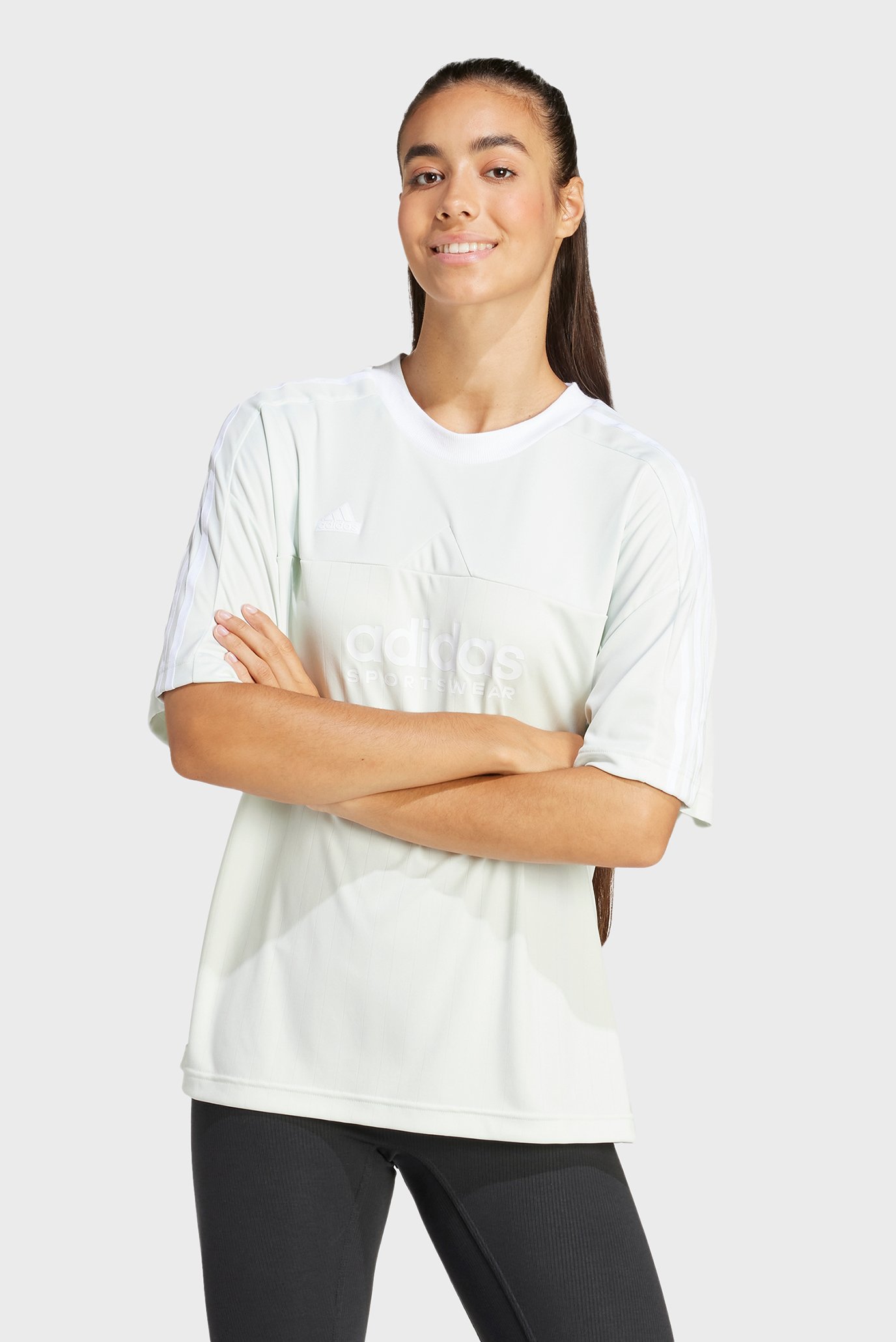 Жіноча м'ятна футболка Tiro Loose 1