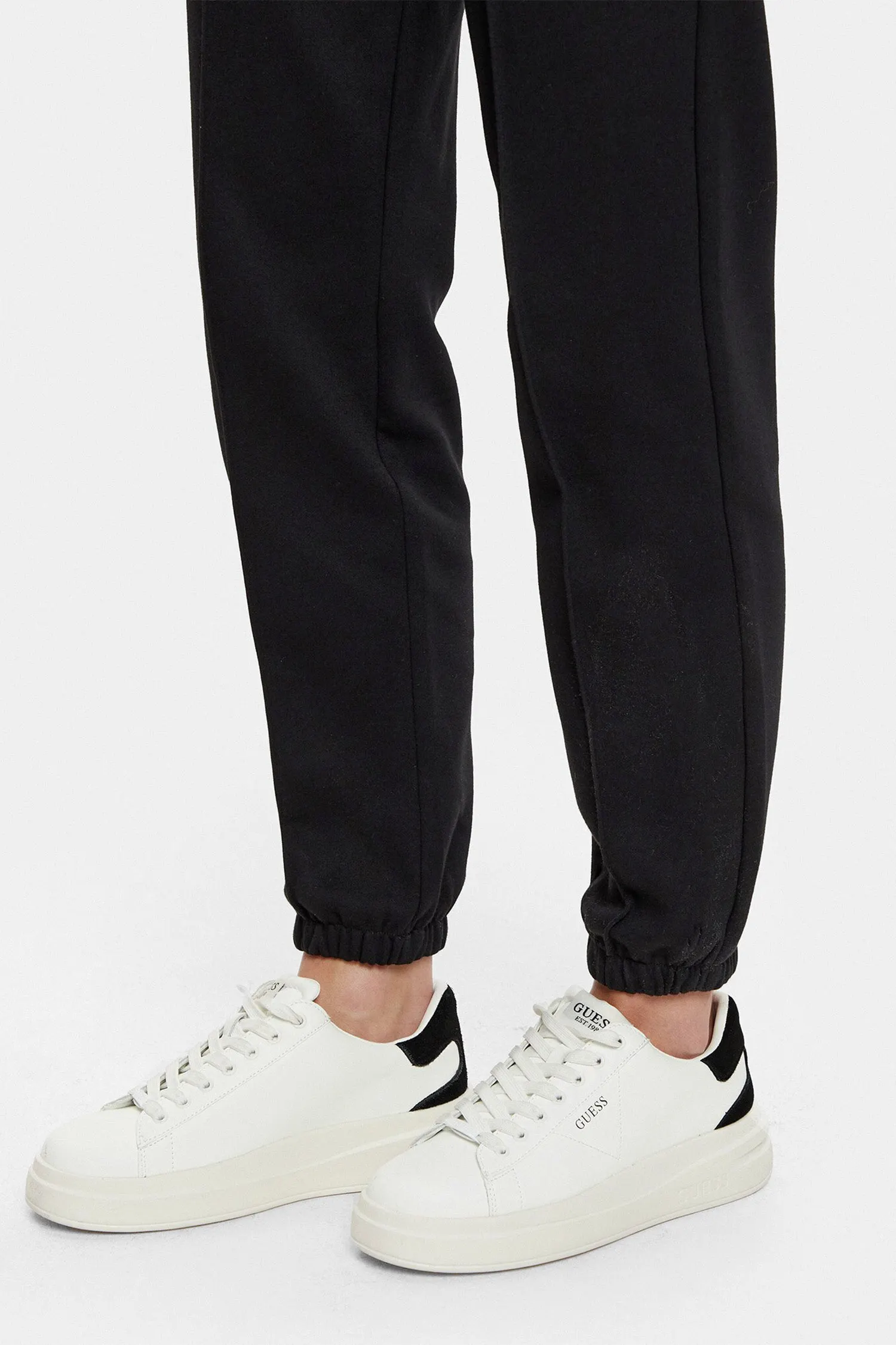 Женские черные спортивные брюки 5