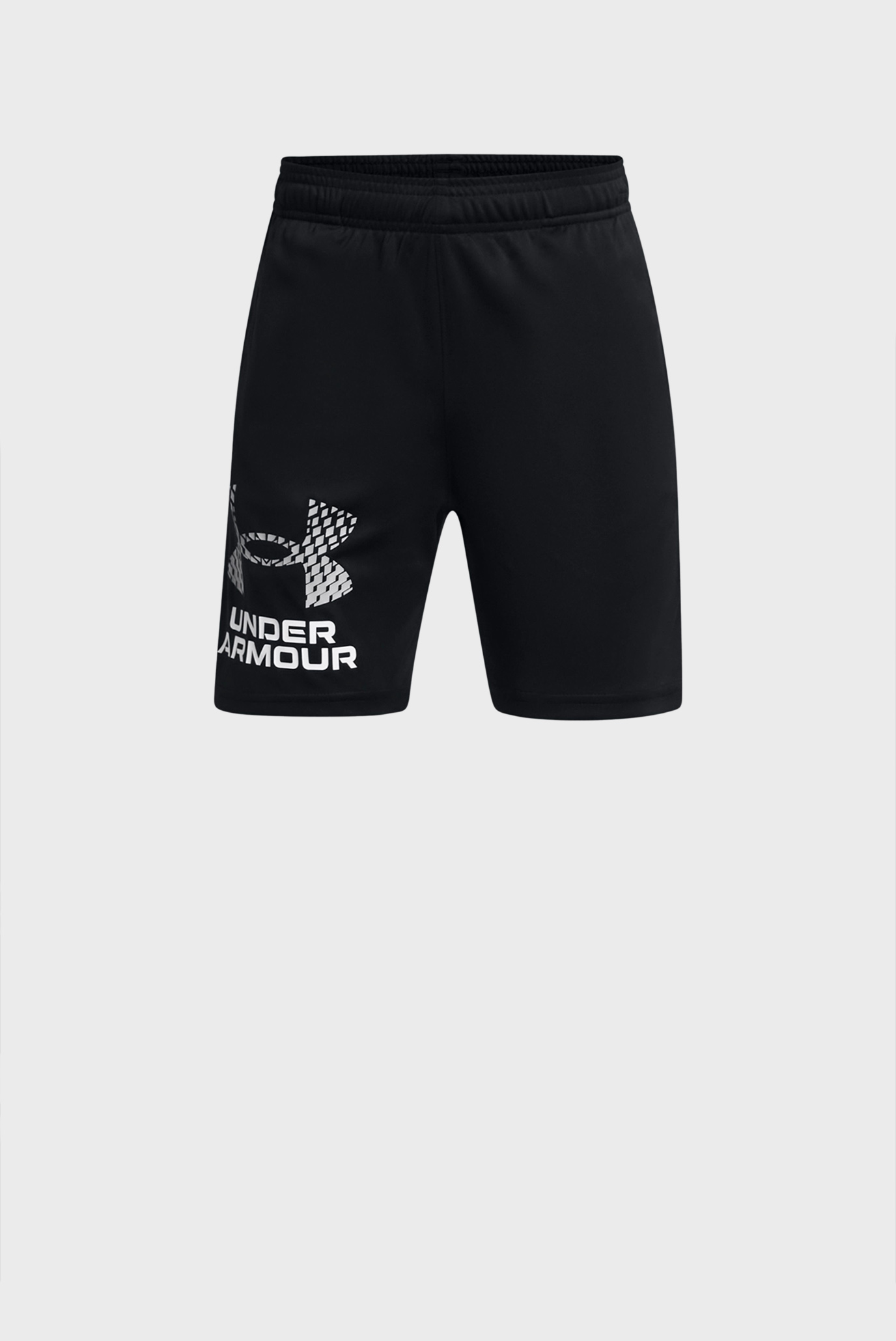 Детские черные шорты UA Tech Logo Shorts Черный 14 Under Armour 1383333-001 Детские черные шорты UA Tech Logo Shorts Черный 14 Under Armour 1383333-001