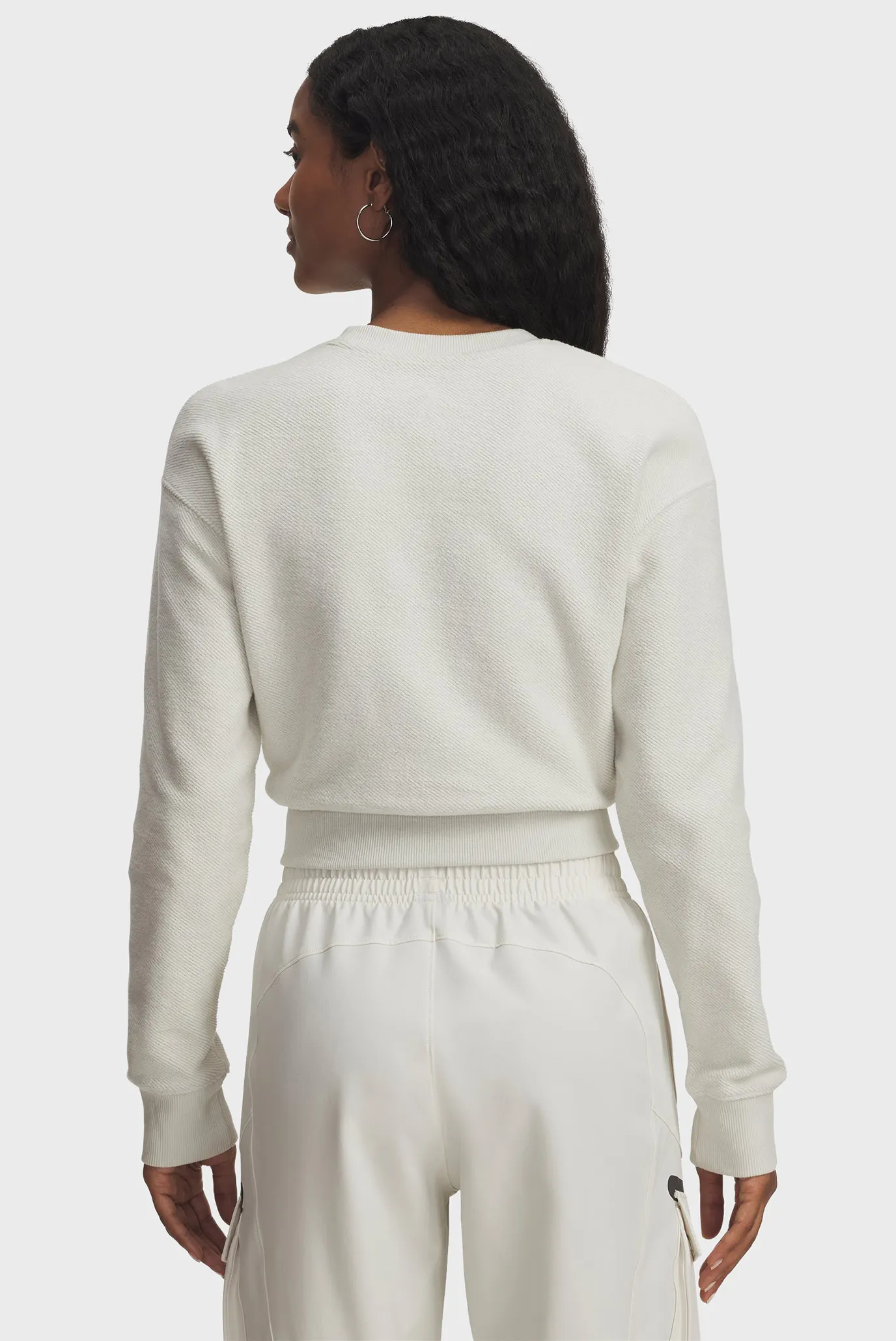 Жіночий білий світшот Icon Terry Varsity Crew 2