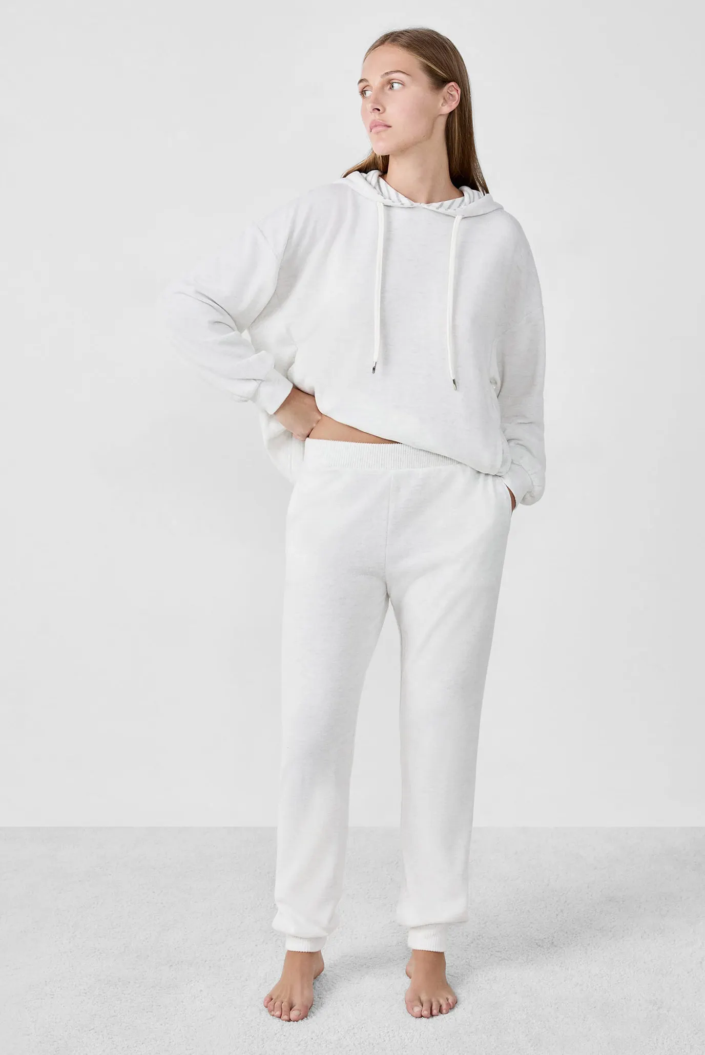 Женские светло-серые брюки GHALEB 4