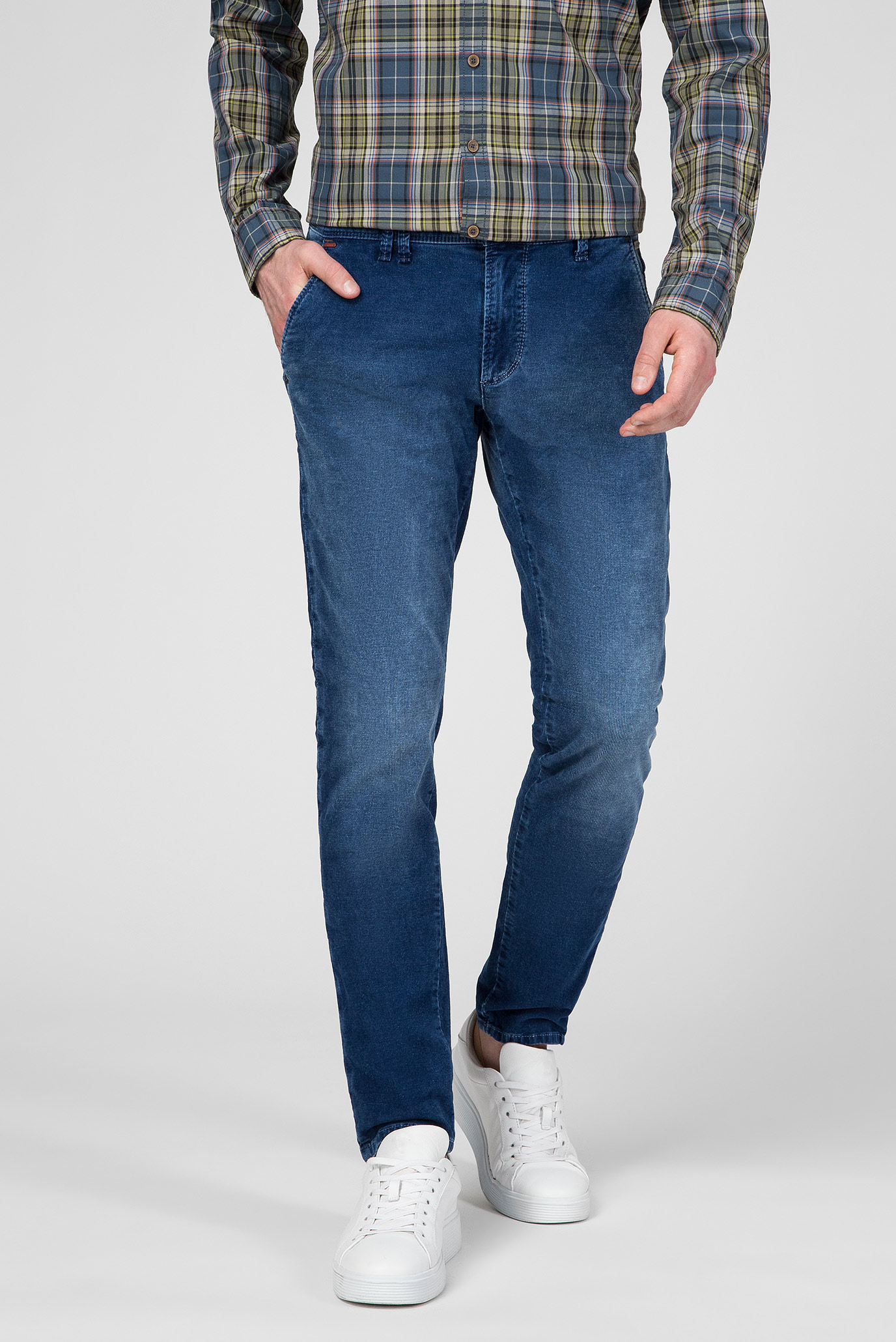 Мужские синие вельветовые брюки Toronto 1