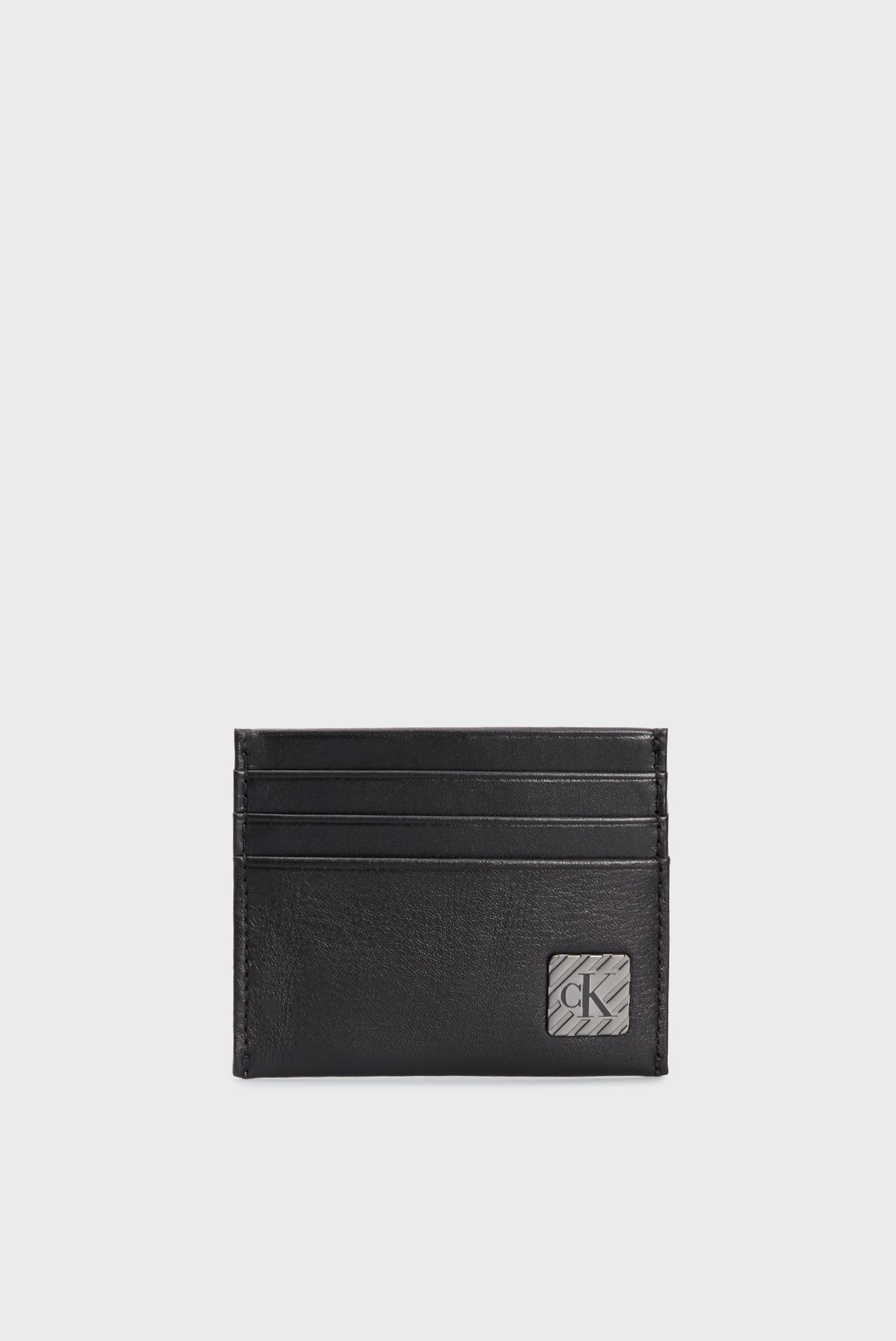 Чоловічий чорний шкіряний кардхолдер LOGO HARDWARE CARDHOLDER6CC RFID 1