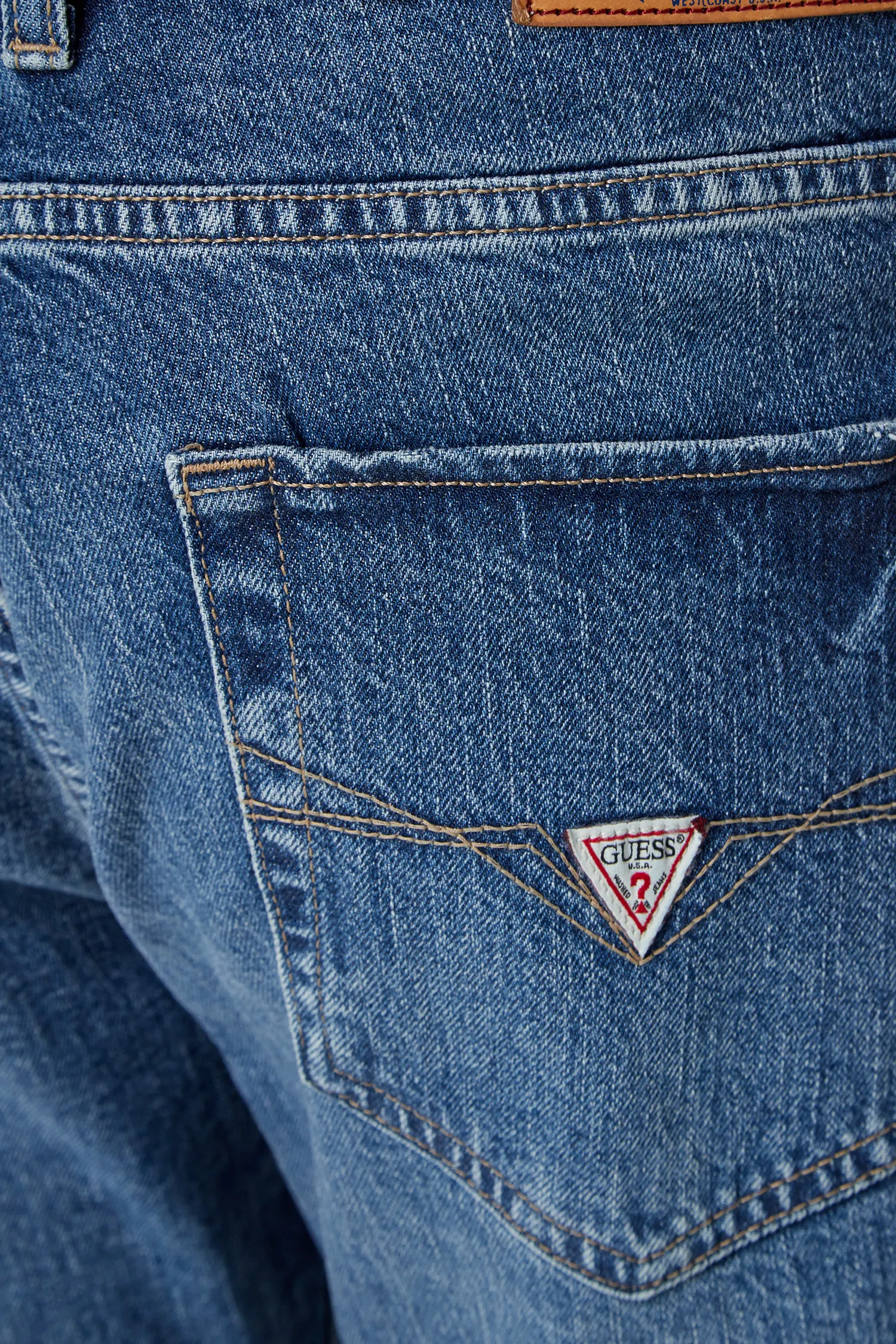 Мужские синие джинсы 3