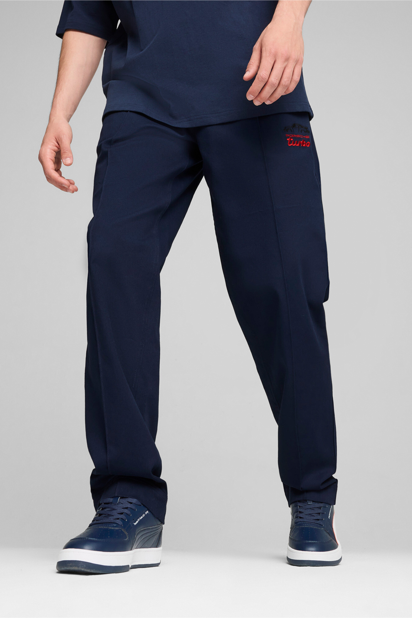 Чоловічі темно-сині спортивні штани PUMA X PORSCHE LEGACY Statement Pants Men 1