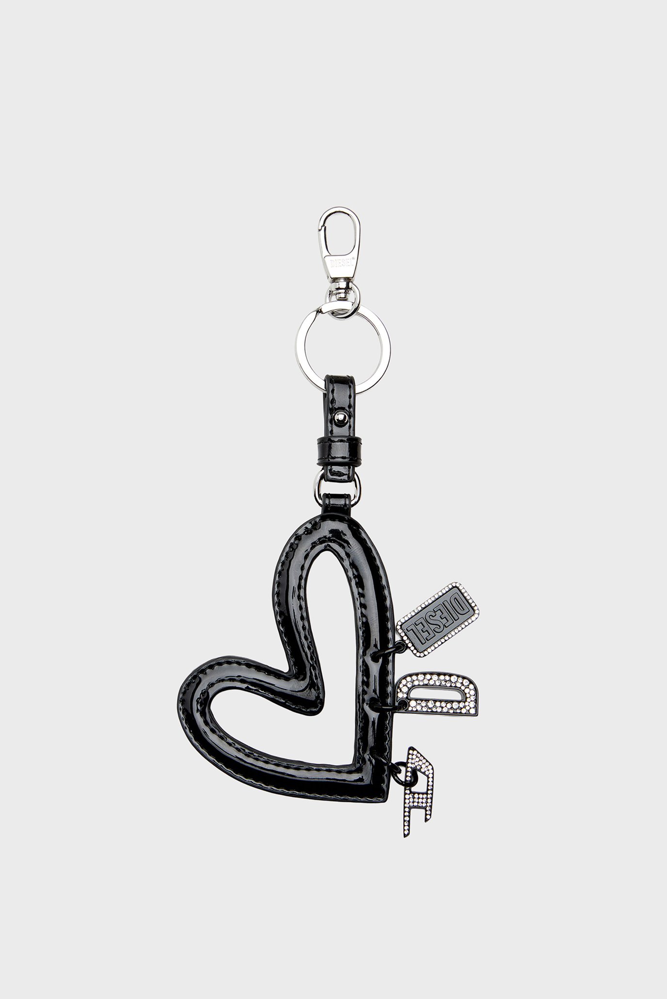 Женский черный брелок KEYRING&CHARM Черный ONESIZE Diesel X10419 P6255 Женский черный брелок KEYRING&CHARM Черный ONESIZE Diesel X10419 P6255
