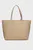 Женская бежевая сумка TH LOGOTAPE TOTE
