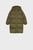 Дитяча оливкова куртка з візерунком U MONOGRAM JAQUARD PARKA