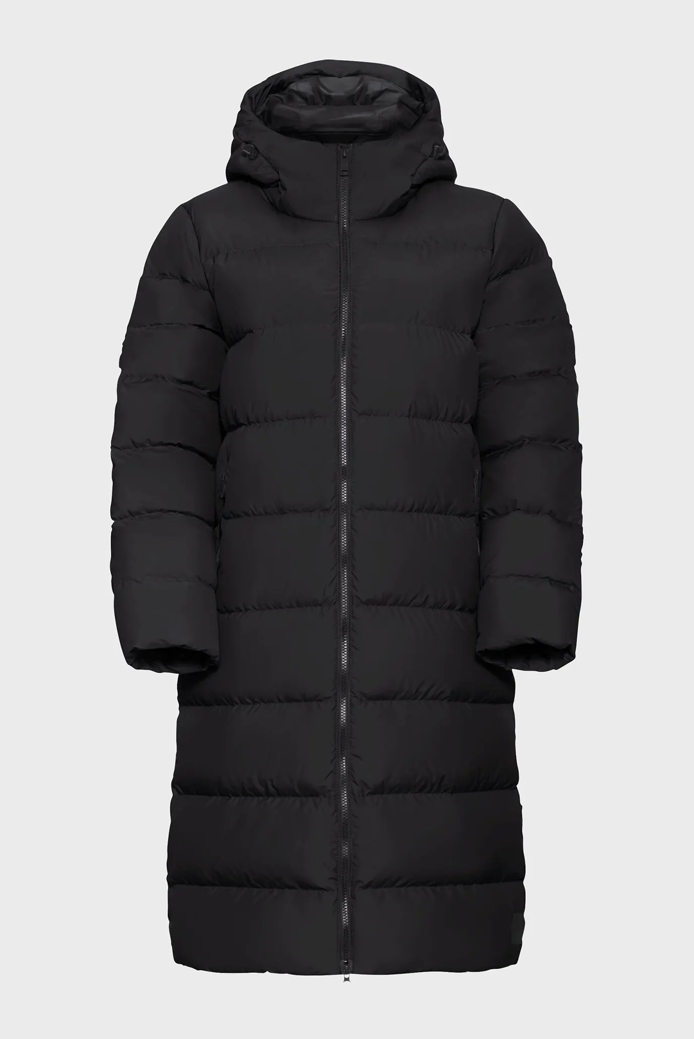 Женский черный пуховик 9
