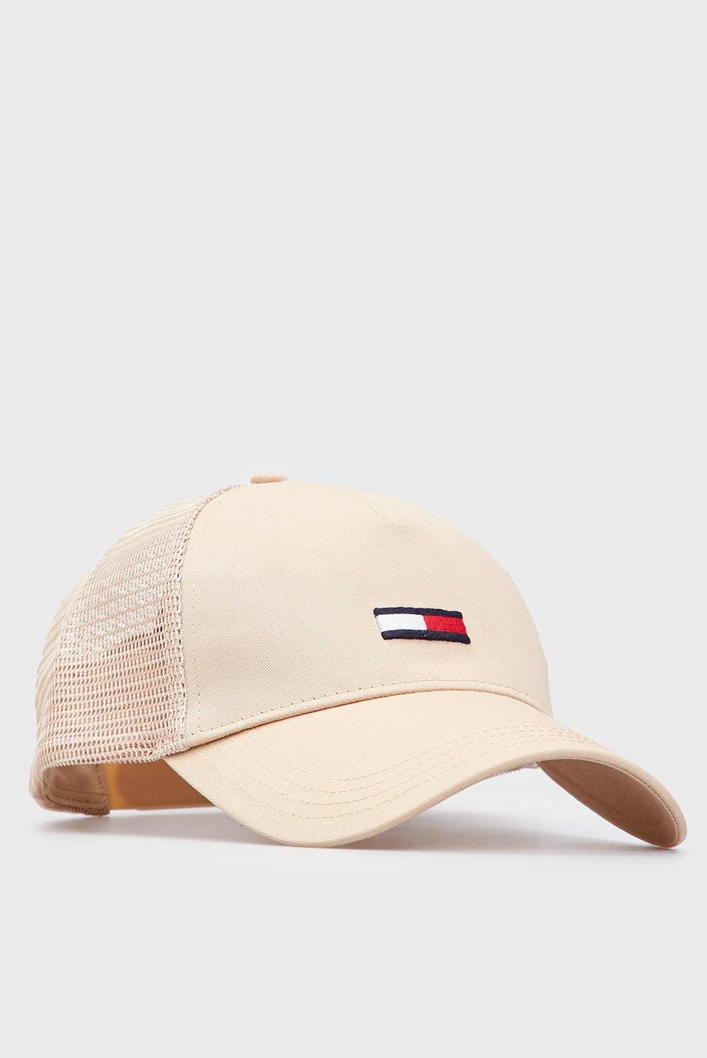 Мужская бежевая кепка TJM ELONGATED FLAG TRUCKER CAP 1