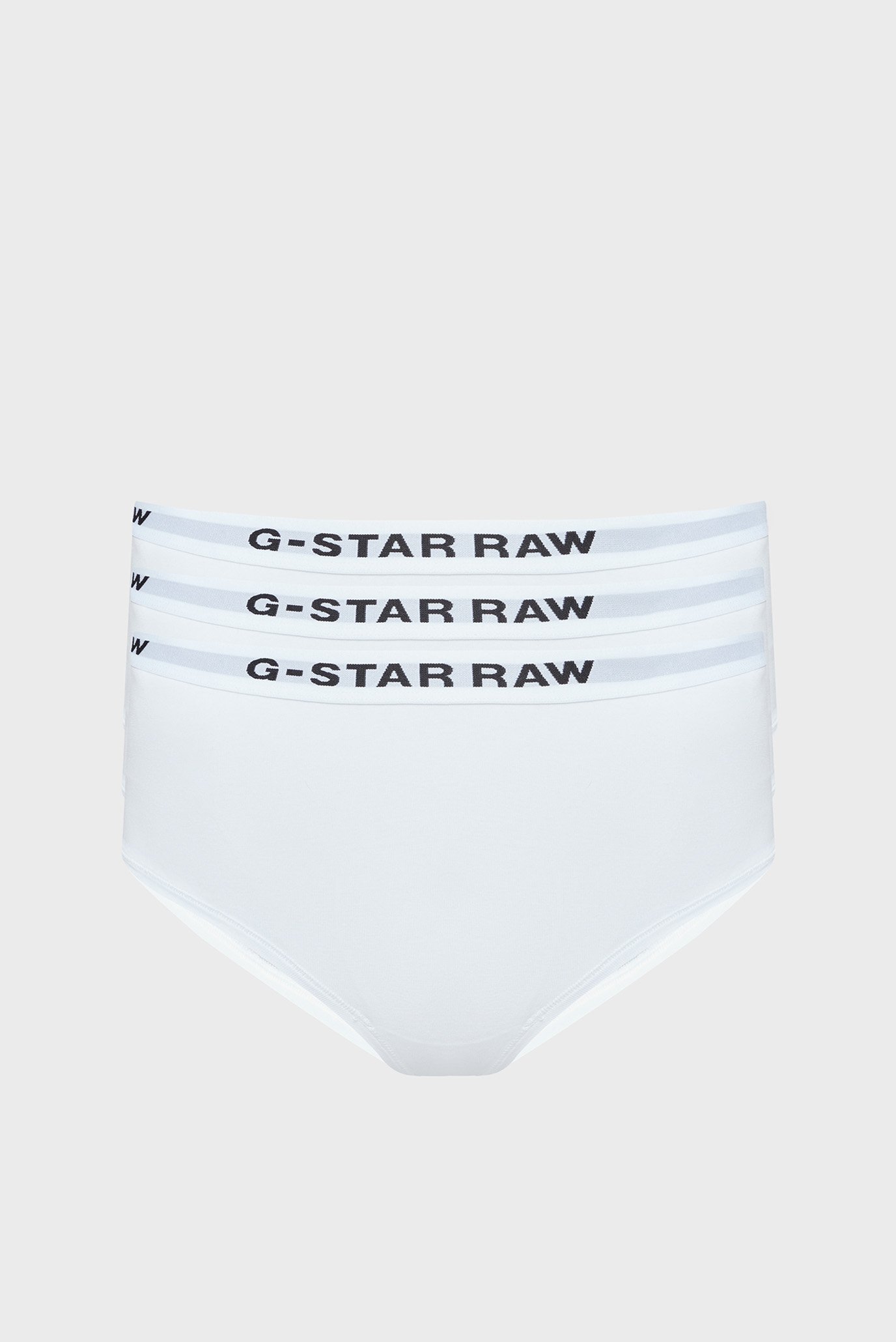 Женские белые трусики (3 шт) Hipster Белый L G-Star RAW D24081,D516