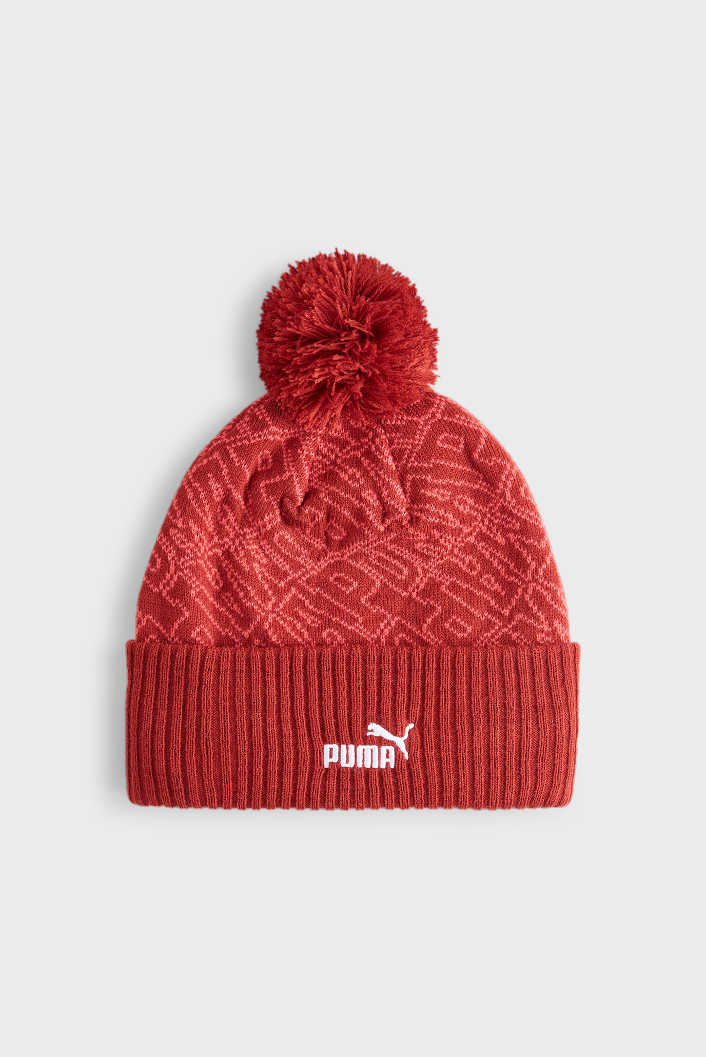 Червона шапка ESS Pom Beanie 1