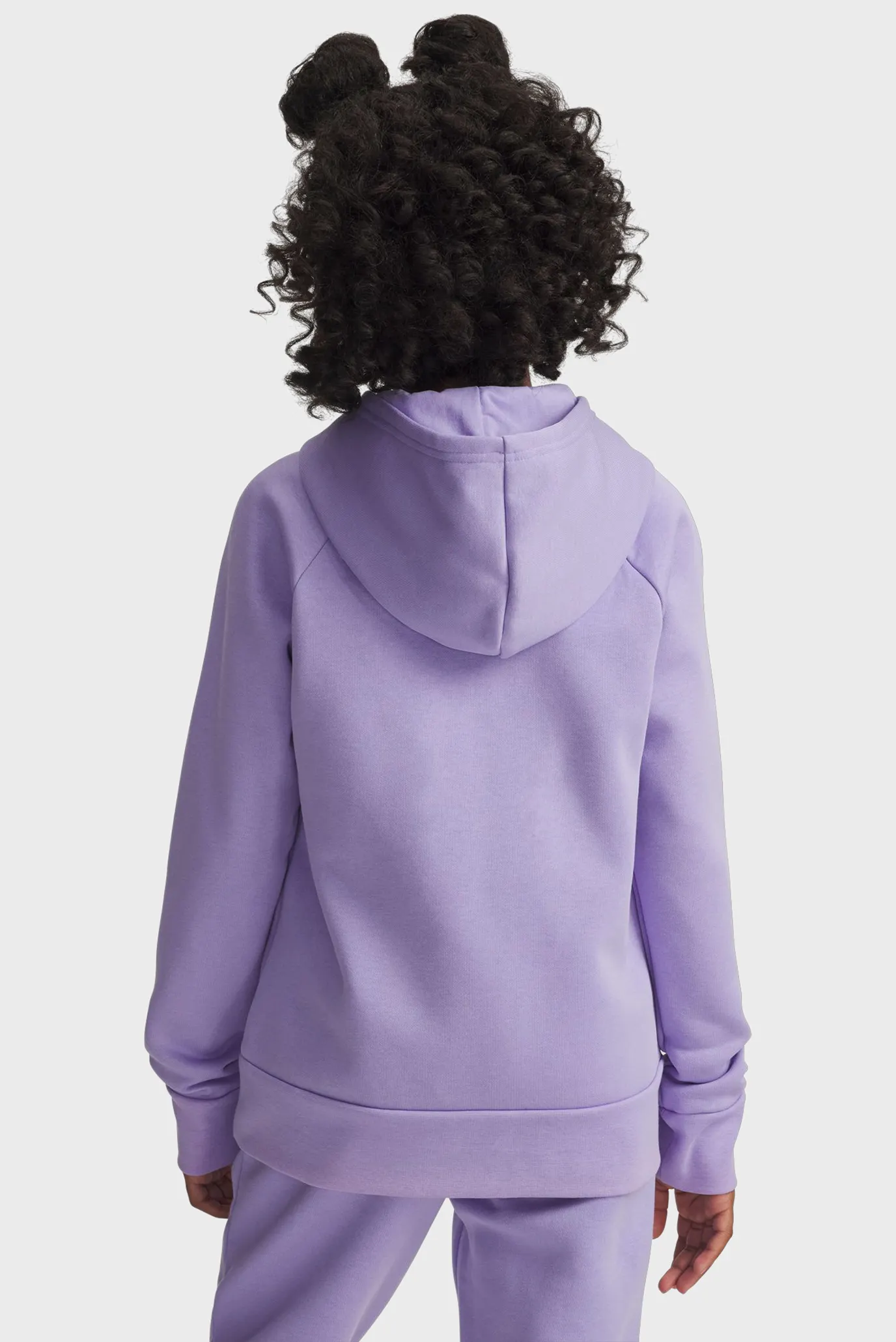 Детское сиреневое худи UA Rival Flc Shimmer Hdy 2