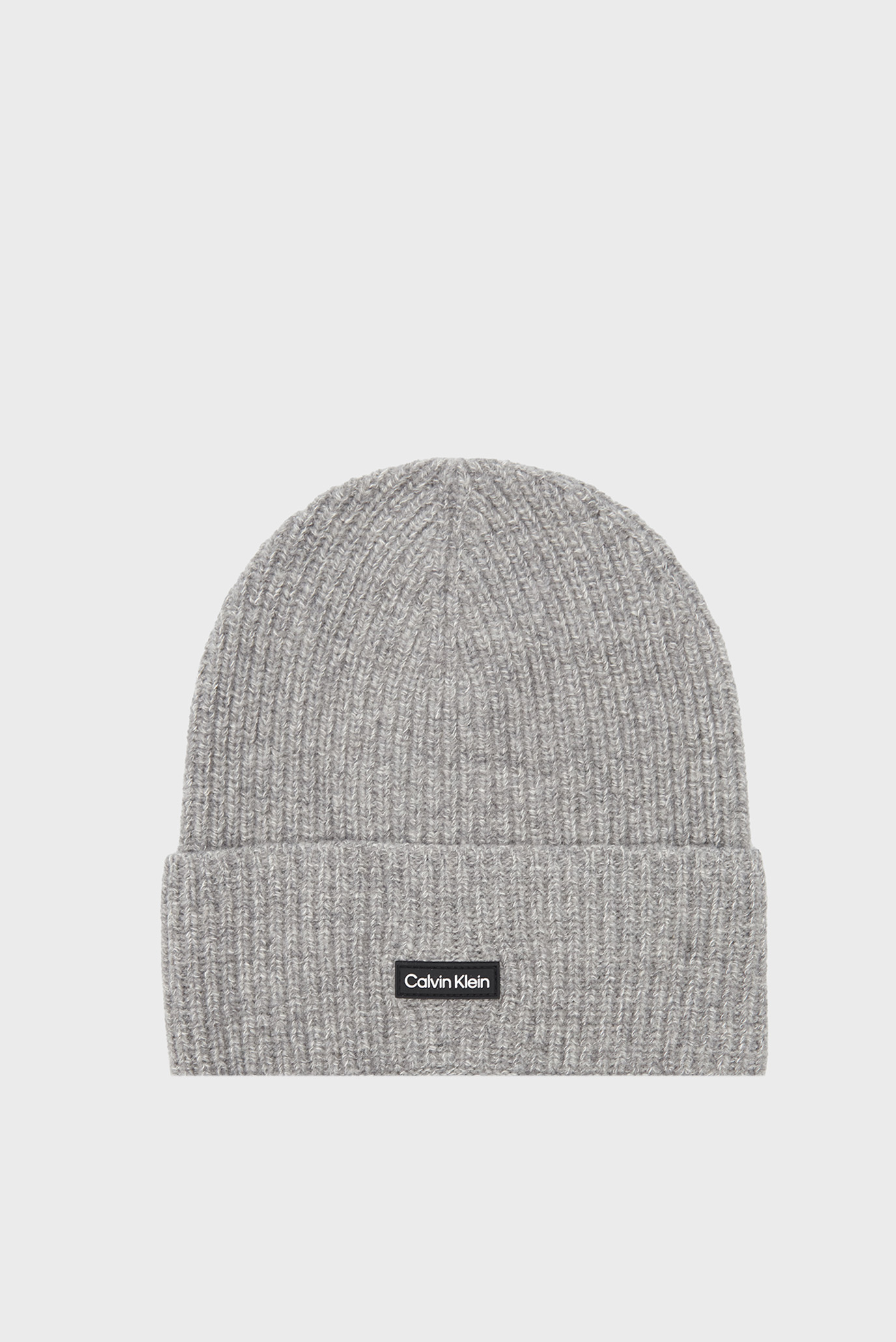 Мужская серая шерстяная шапка DADDY WOOL BEANIE 1