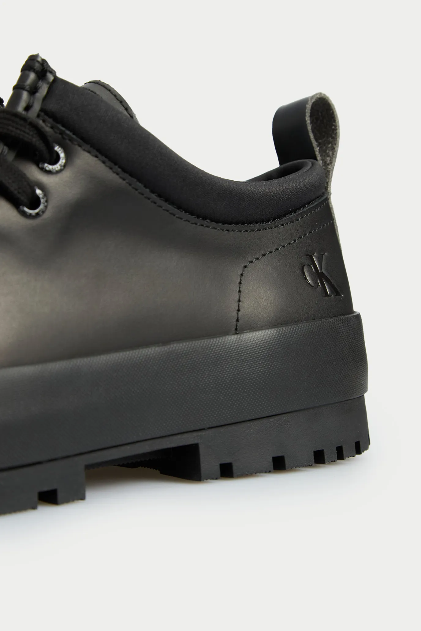 Мужские черные кожаные дерби LUGGED HYBRID APRON 5