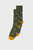 Чоловічі зелені шкарпетки