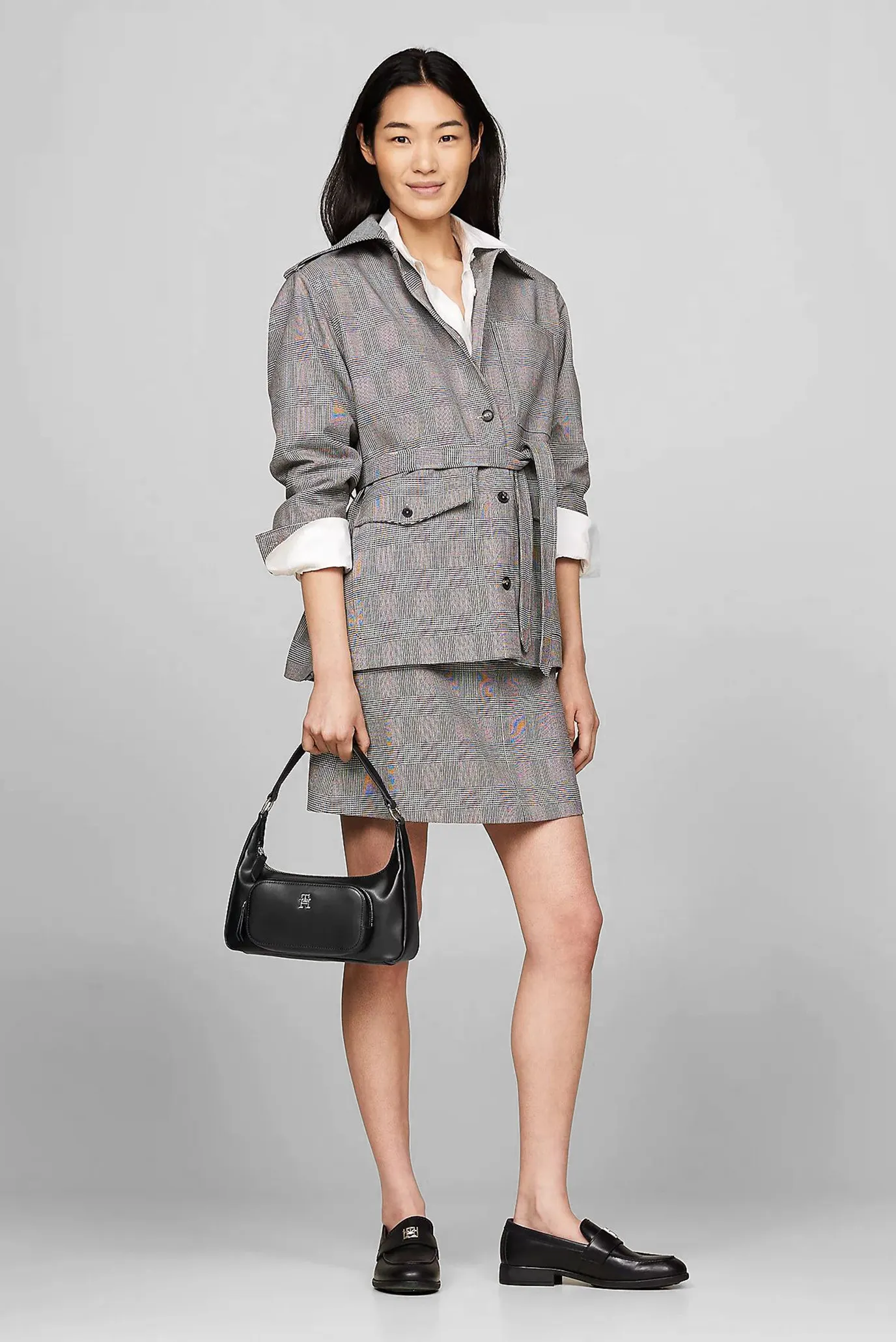 Жіноча чорна сумка TH SOFT UTILITY SHOULDER BAG PU 2