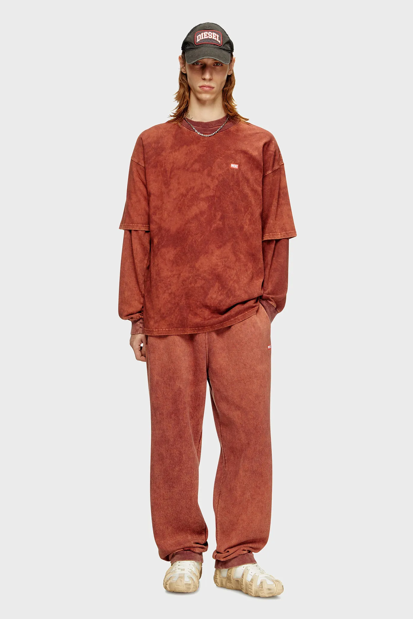 Чоловіча теракотова футболка T-BOXT-T4 2