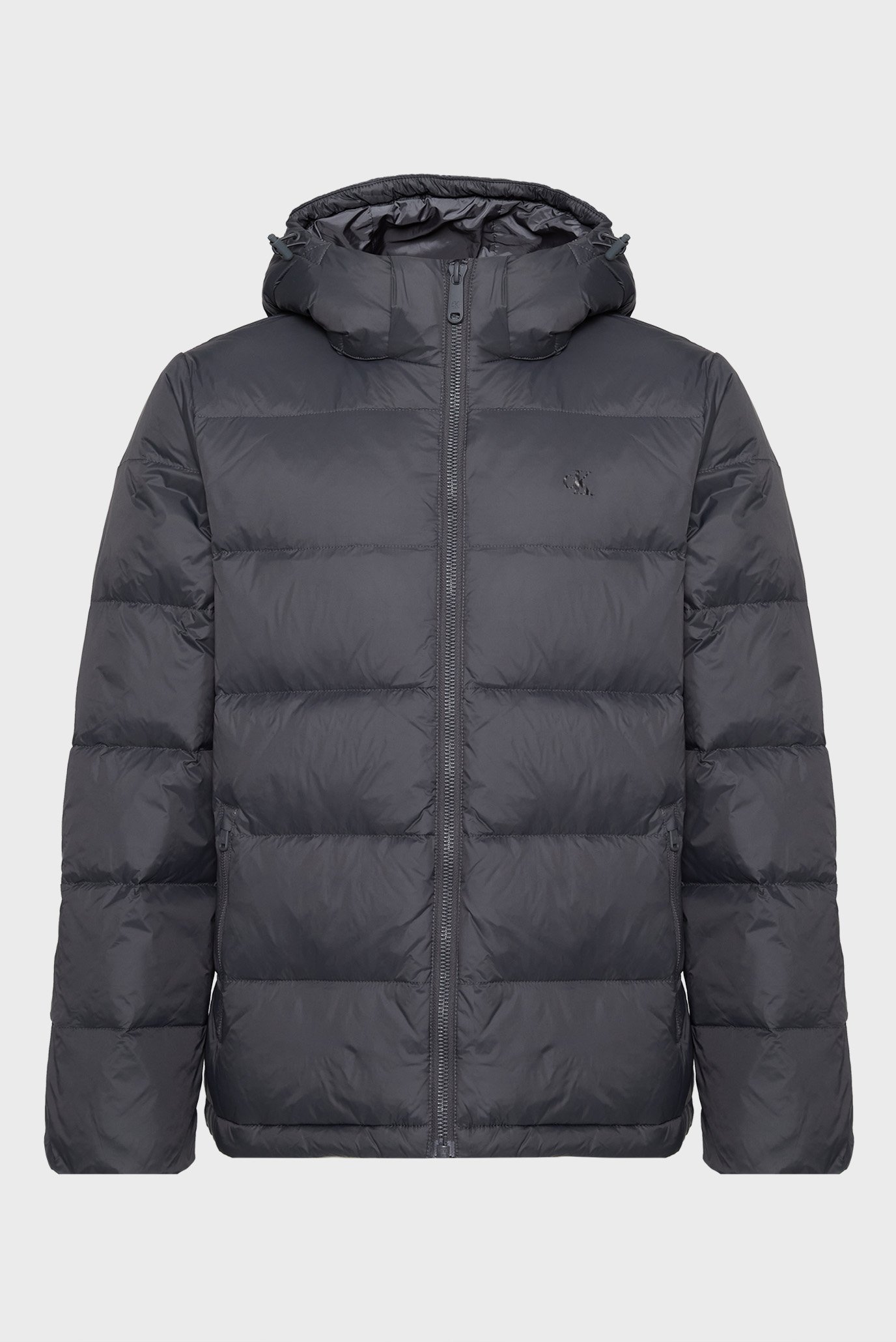 Мужской темно-серый пуховик LS NYLON ZIP OFF Серый S Calvin Klein Jeans LV04RC518G Мужской темно-серый пуховик LS NYLON ZIP OFF Серый S Calvin Klein Jeans LV04RC518G