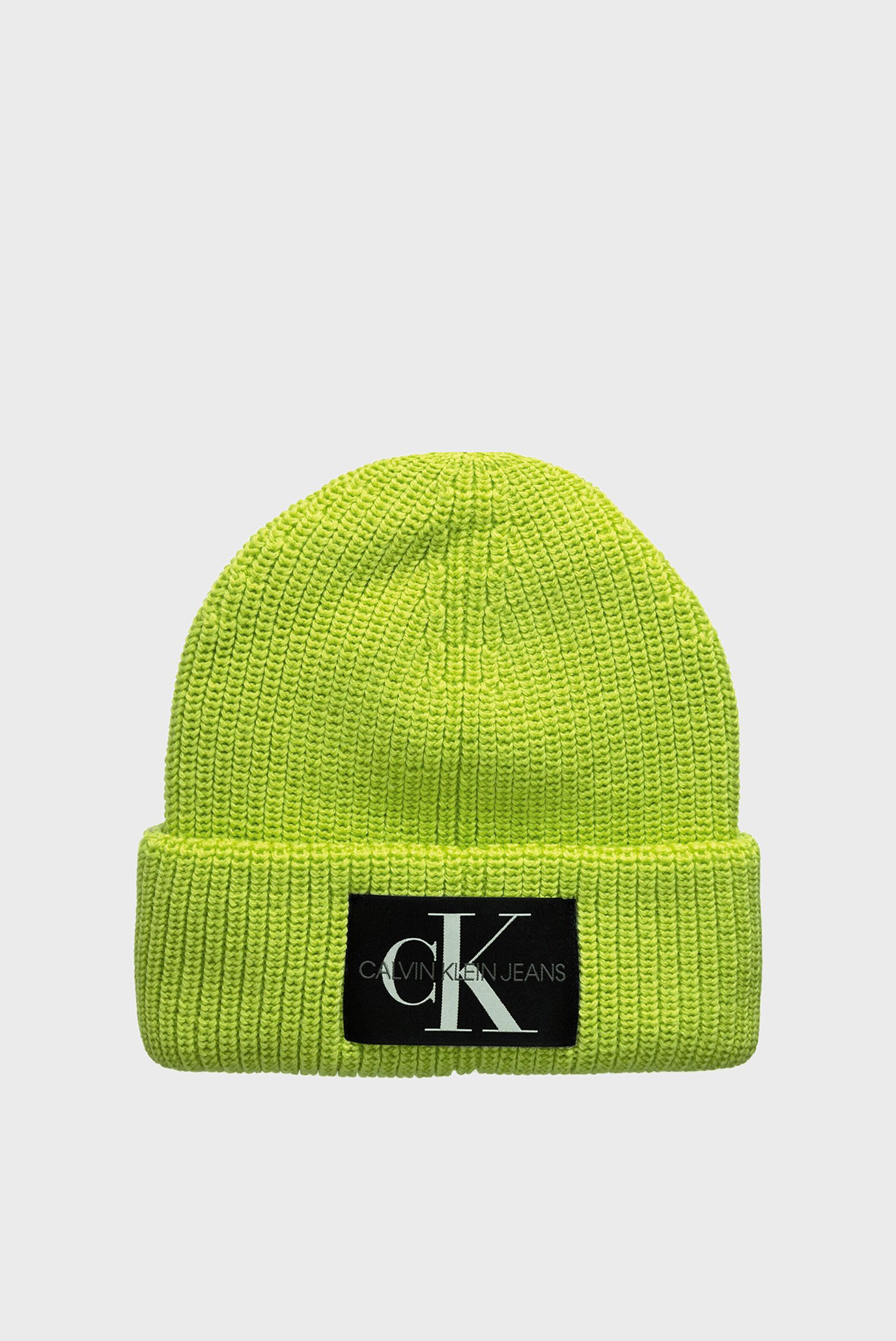 Мужская салатовая шерстяная шапка Салатовый ONESIZE Calvin Klein Jeans K50K506242 Мужская салатовая шерстяная шапка Салатовый ONESIZE Calvin Klein Jeans K50K506242
