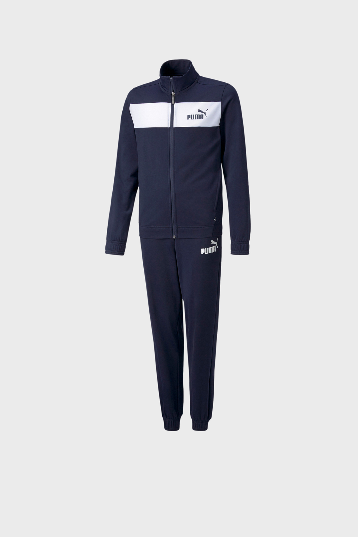 Детский темно-синий спортивный костюм (кофта, брюки) Polyester Youth Tracksuit 1