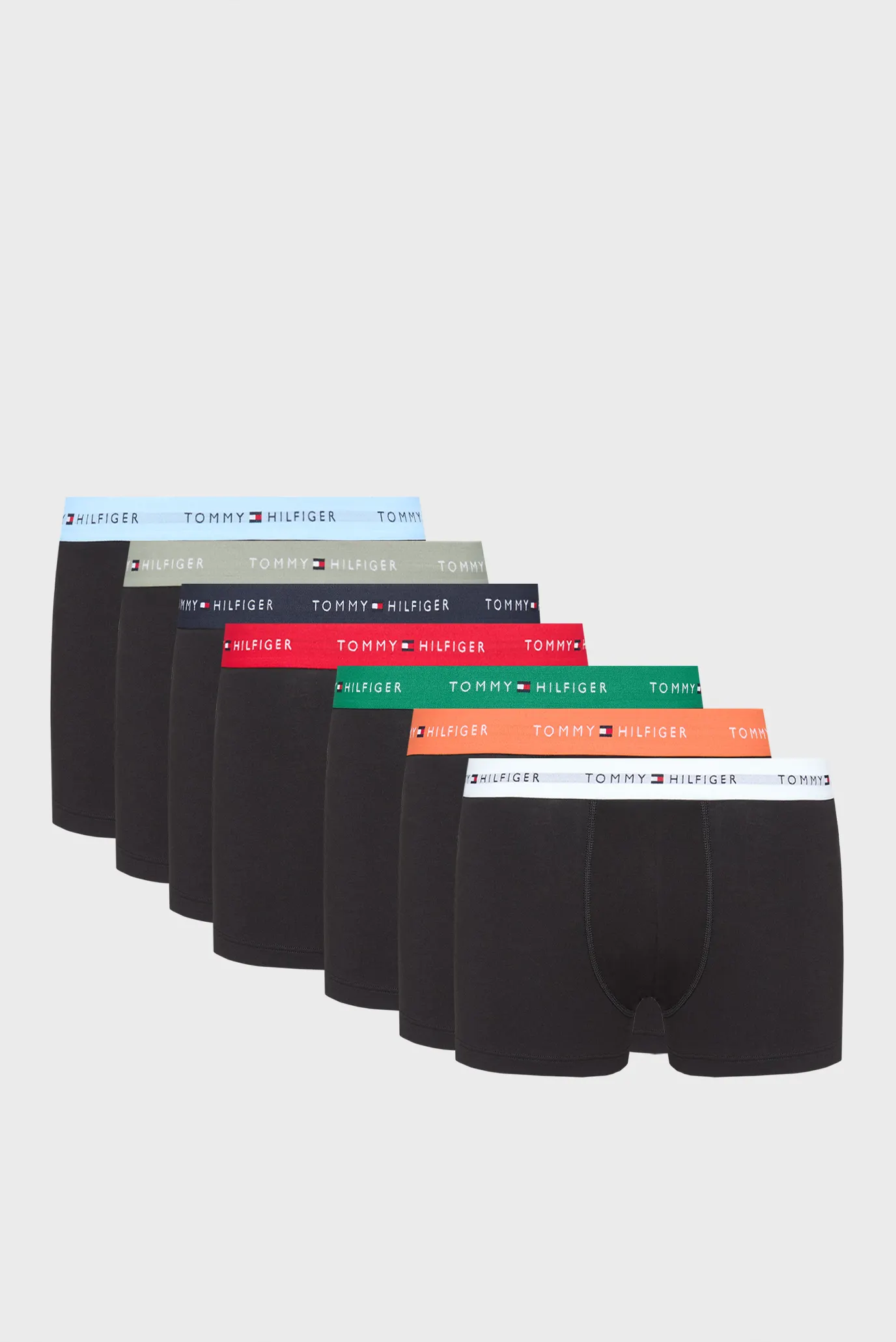 Чоловічі чорні боксери (7 шт) TRUNK WB 1