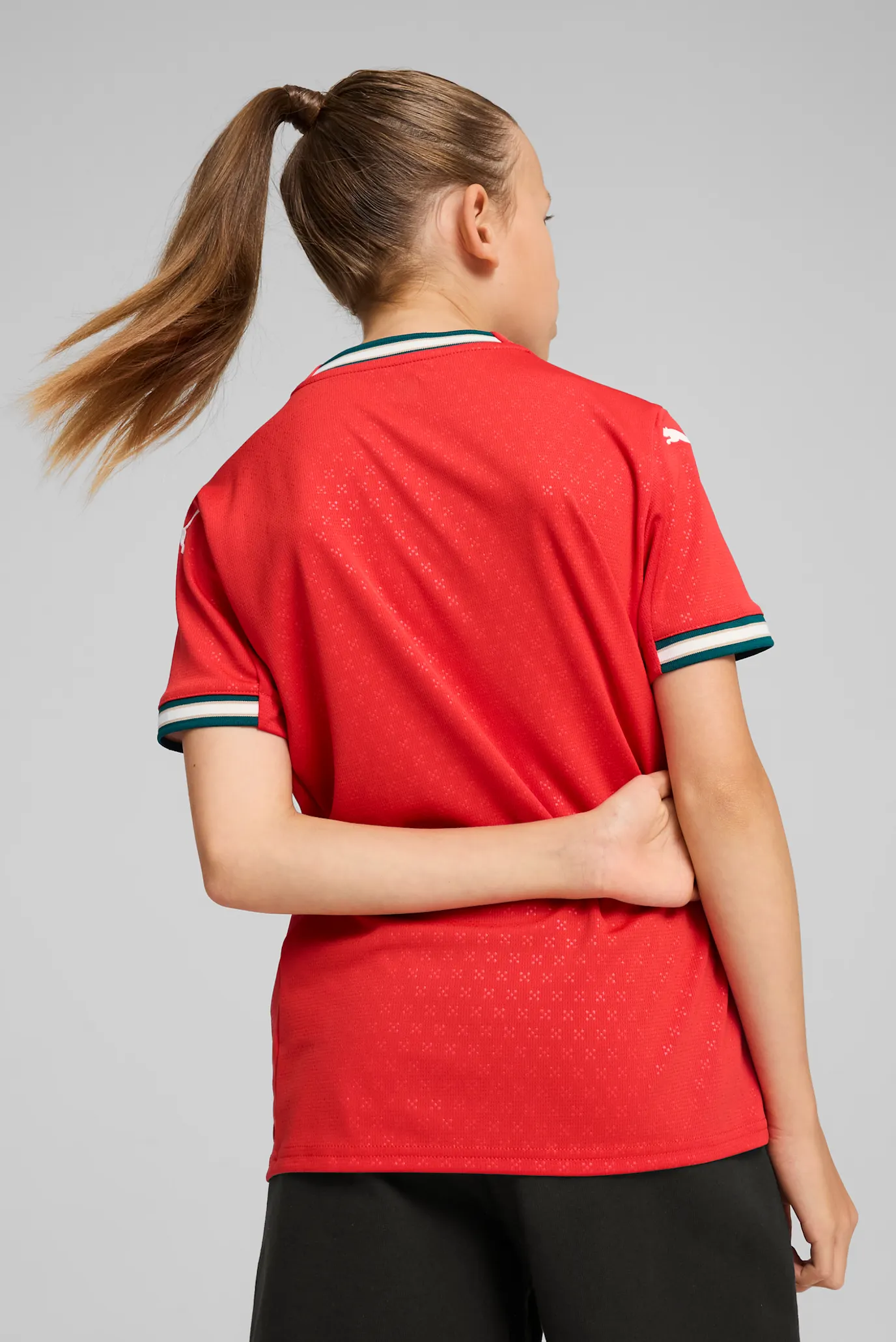 Дитяча червона футболка Portugal 2025 Home Jersey Youth 5