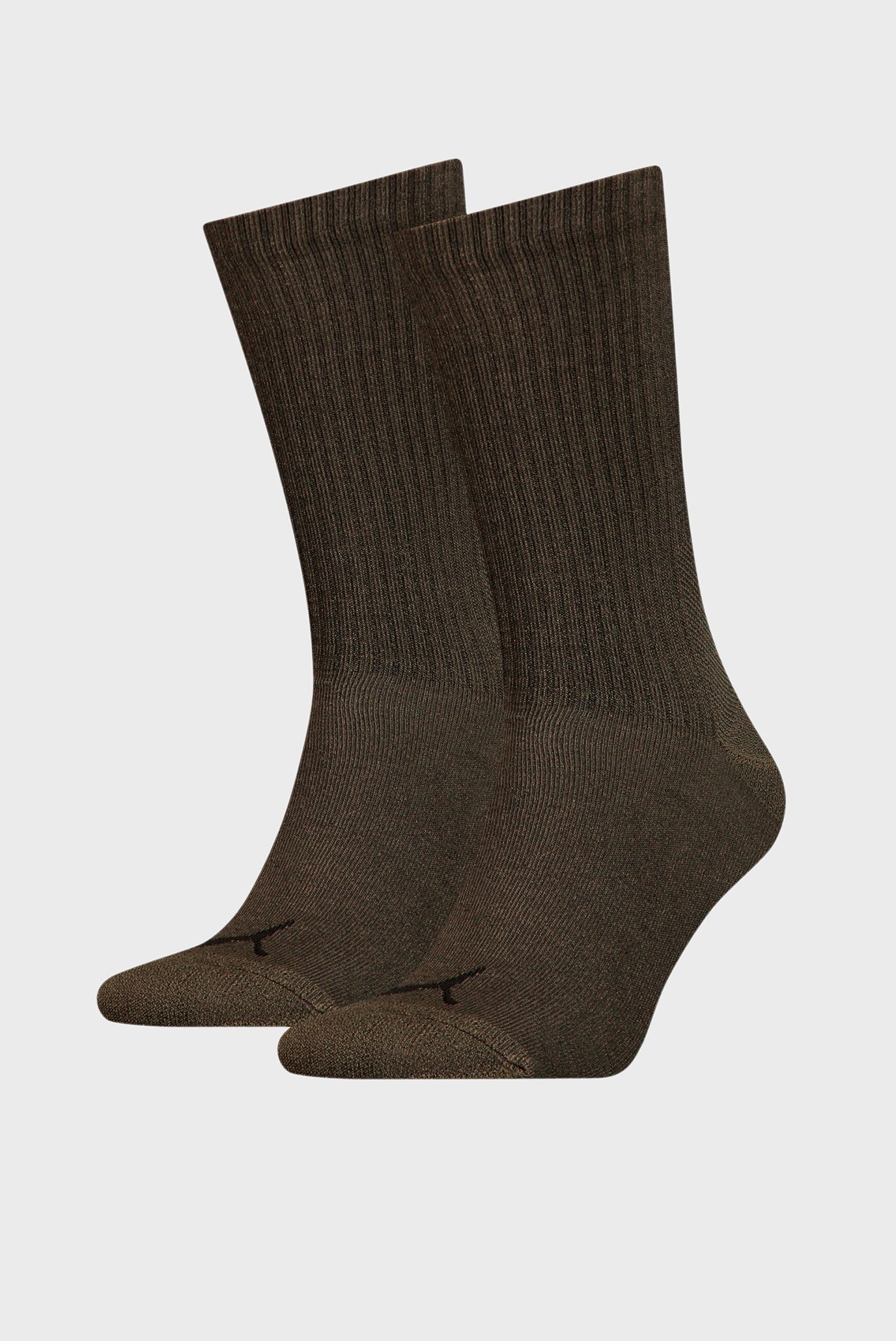 Чоловічі коричневі шкарпетки (2 пари) PUMA MEN COMFORT CREW 1