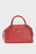 Женская красная кожаная сумка