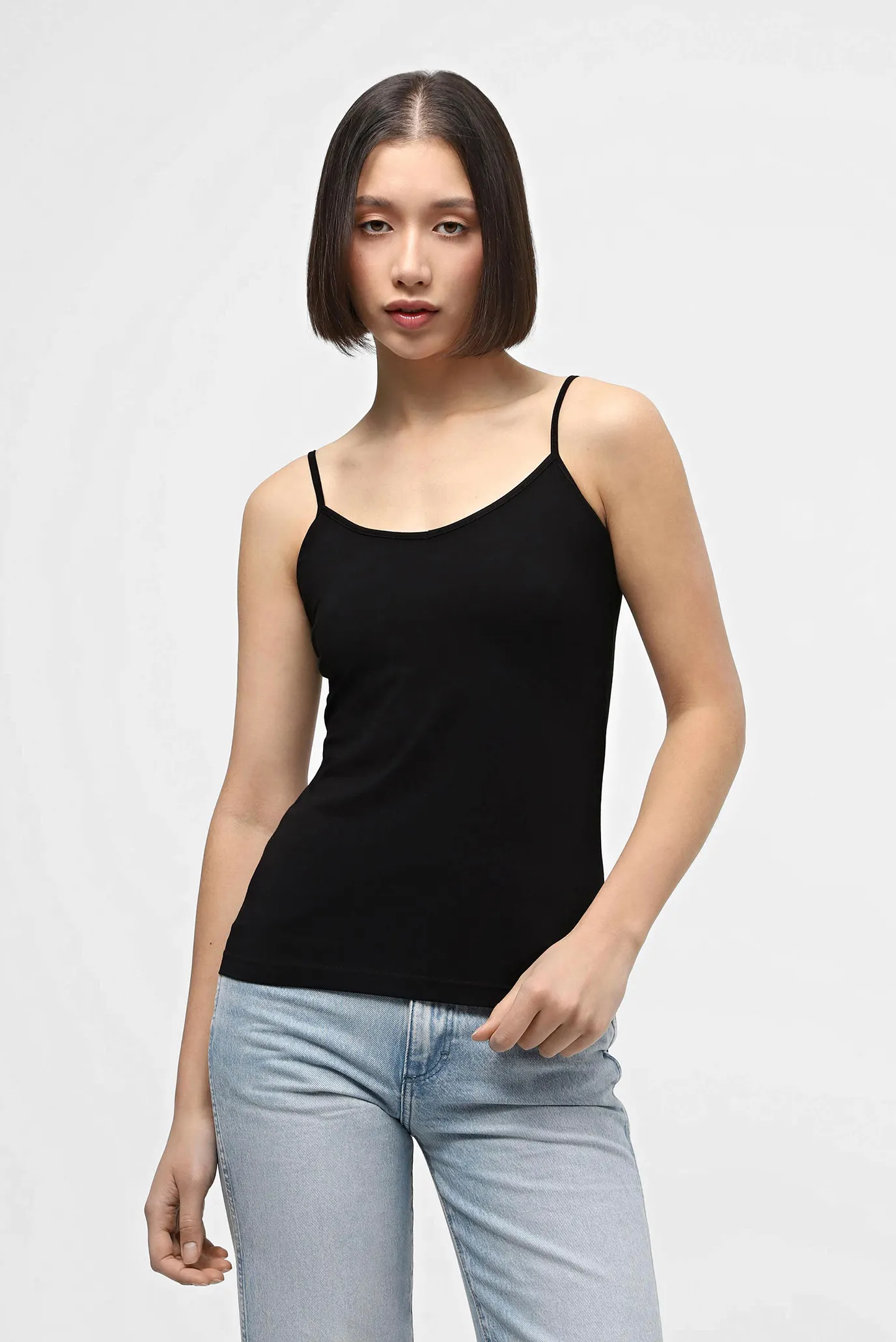 Женский черный топ 1