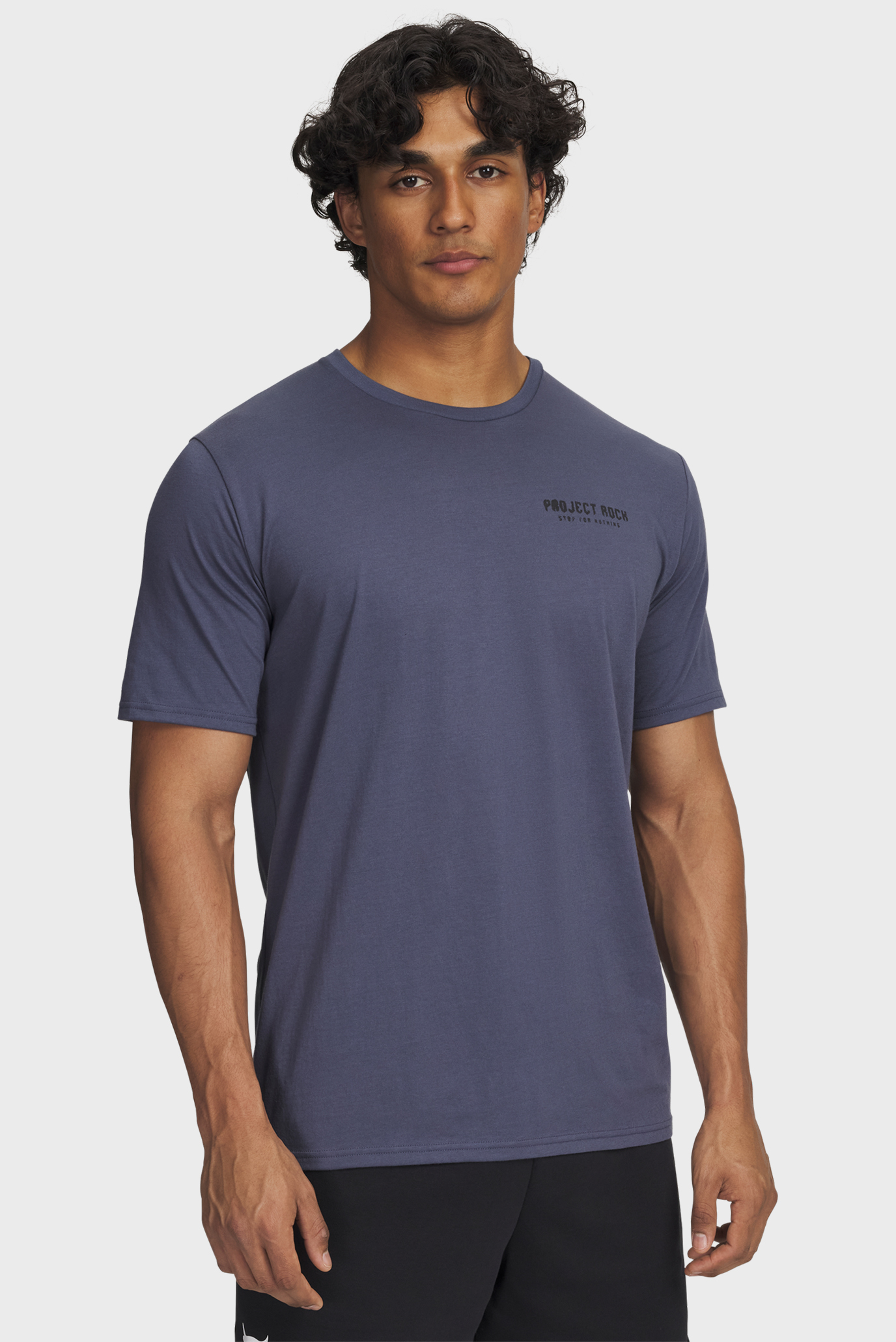 Мужская синяя футболка Pjt Rck Q3 SS Синий XXL Under Armour 6005026-044 Мужская синяя футболка Pjt Rck Q3 SS Синий XXL Under Armour 6005026-044